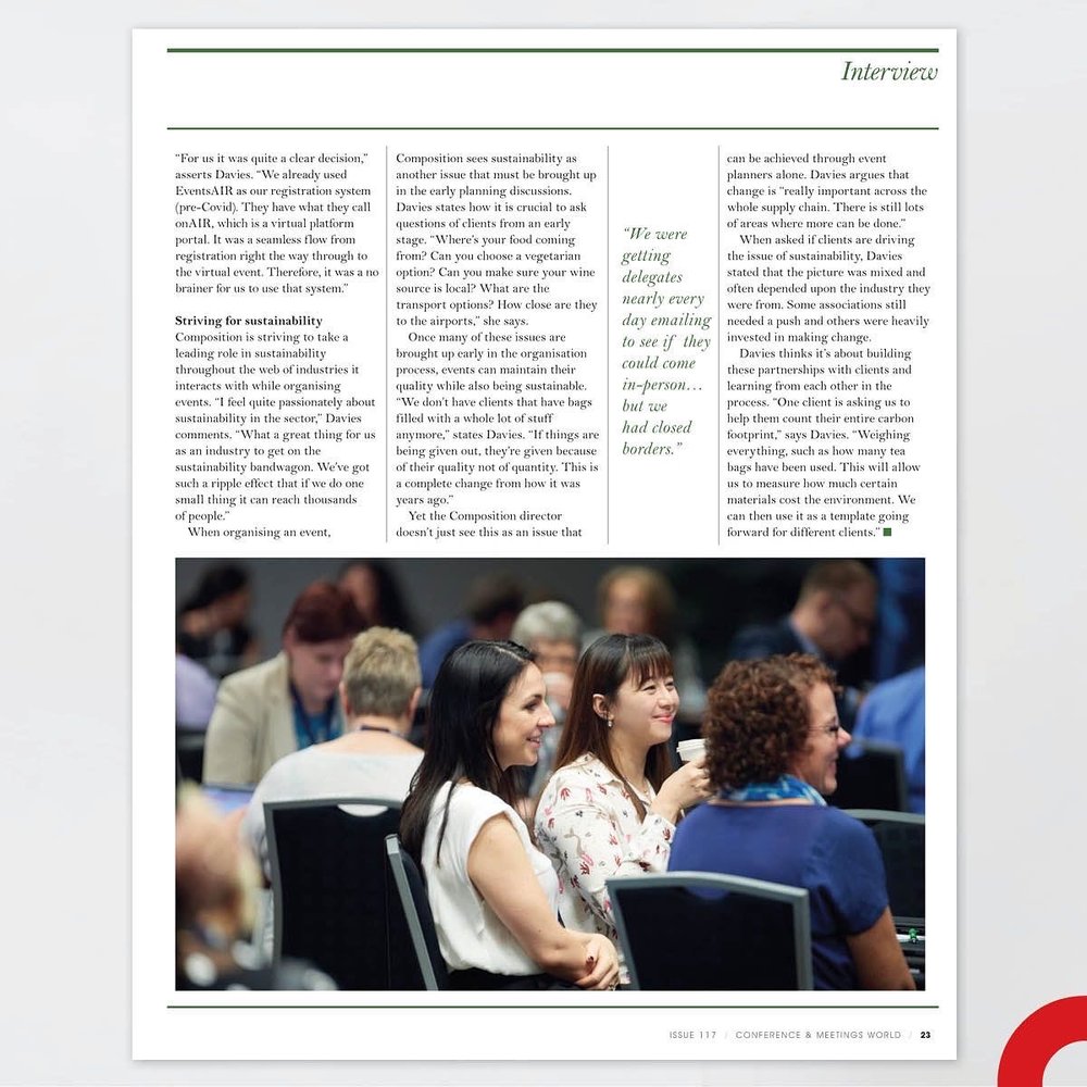 Conference and Meetings World, Issue 117 March 2022