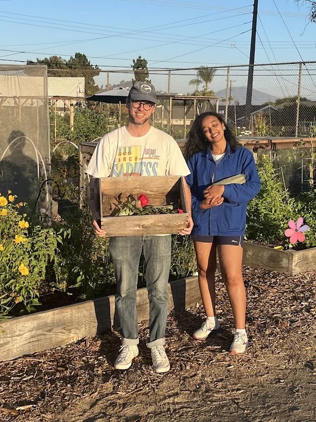 SCCG gardender turned Board Member, Asha Muhiddin, with her fiancé.