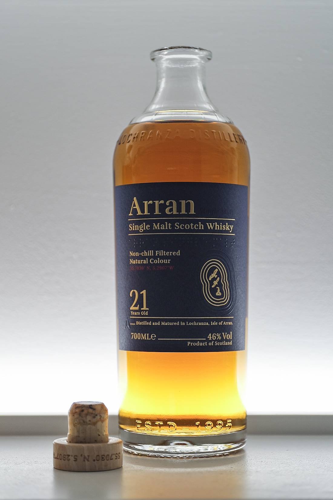 Arran 21 Years Old Single Malt Scotch Whisky 700ml