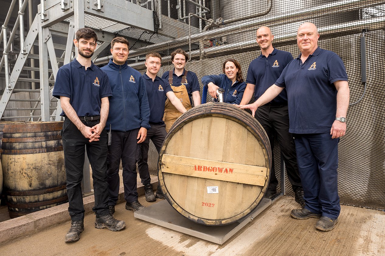 Ardgowan Distillery Announces Filling of First Cask