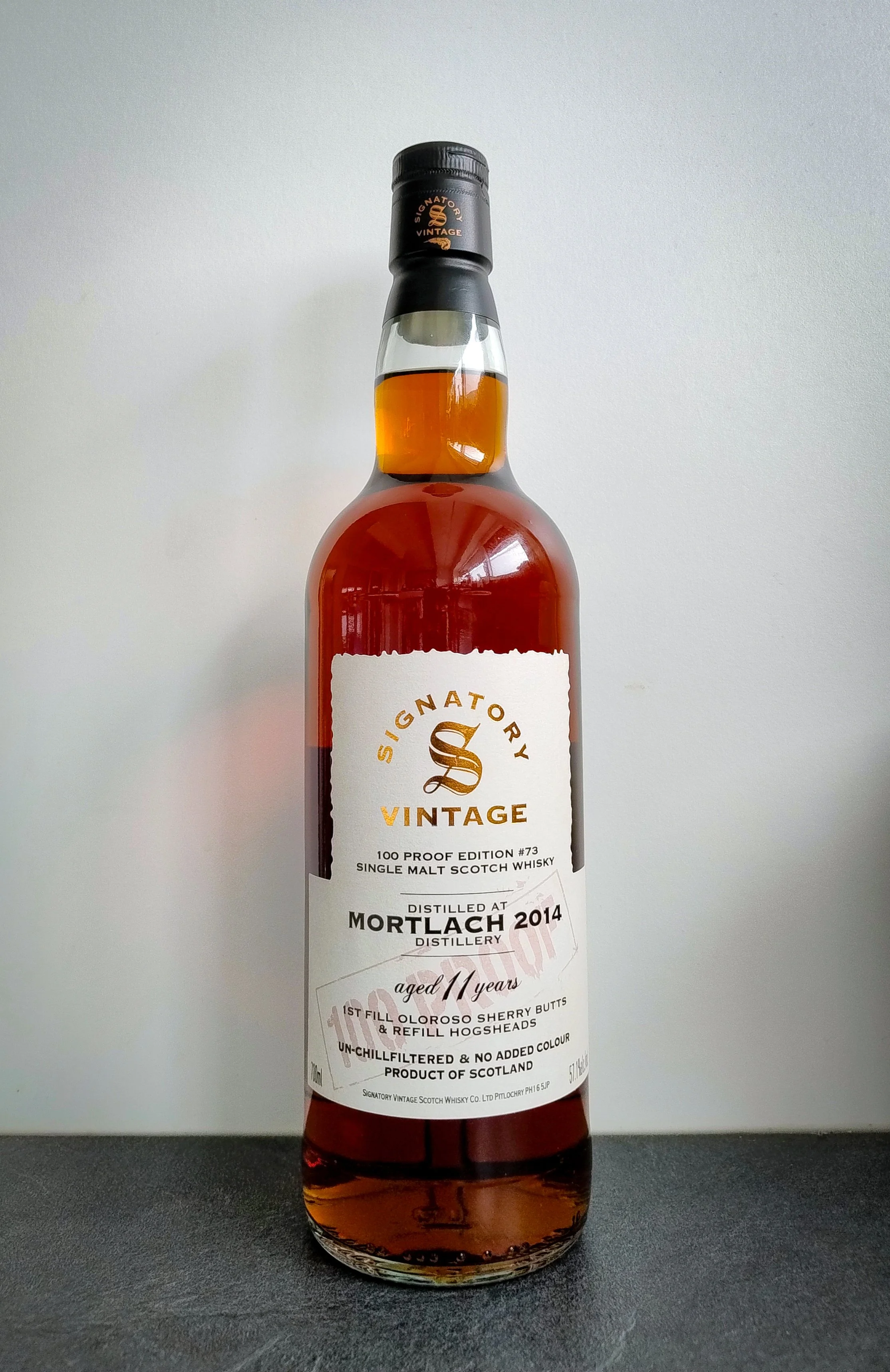 Mortlach 11yo Signatory 100º Proof