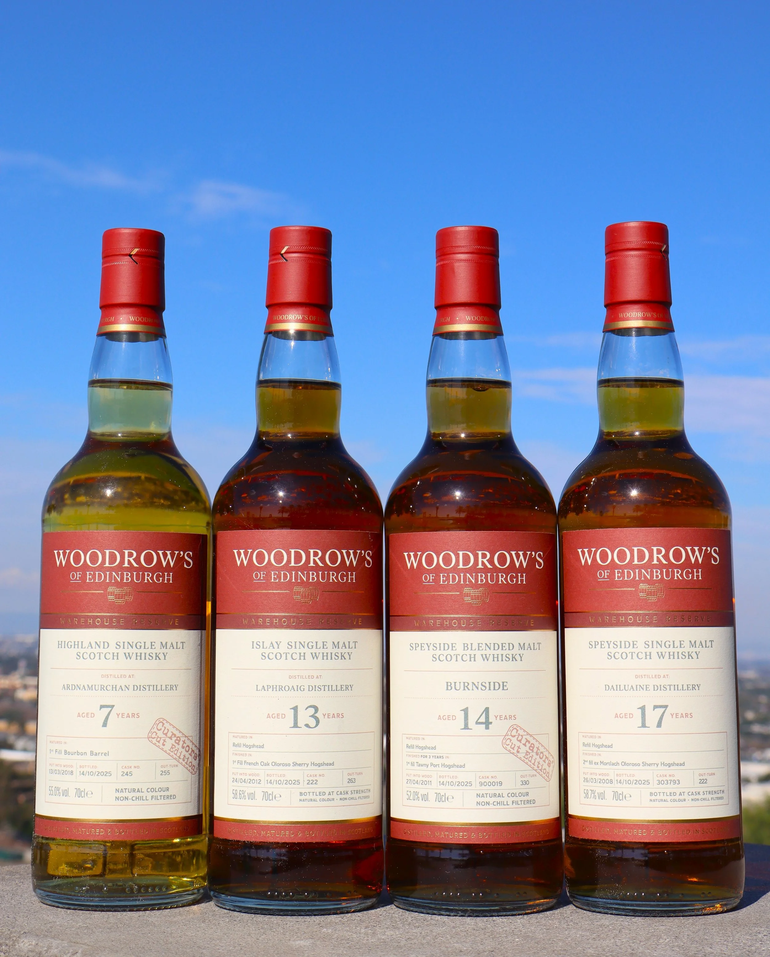 Four Single Casks from Woodrow’s
