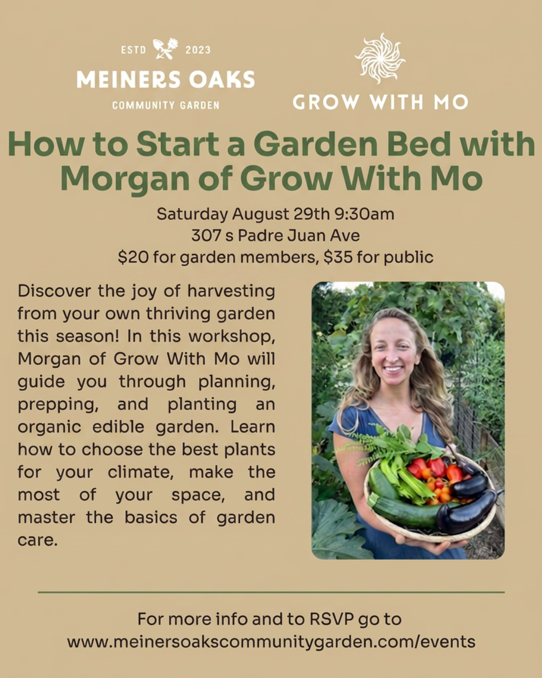 How to Start a Garden Bed Workshop