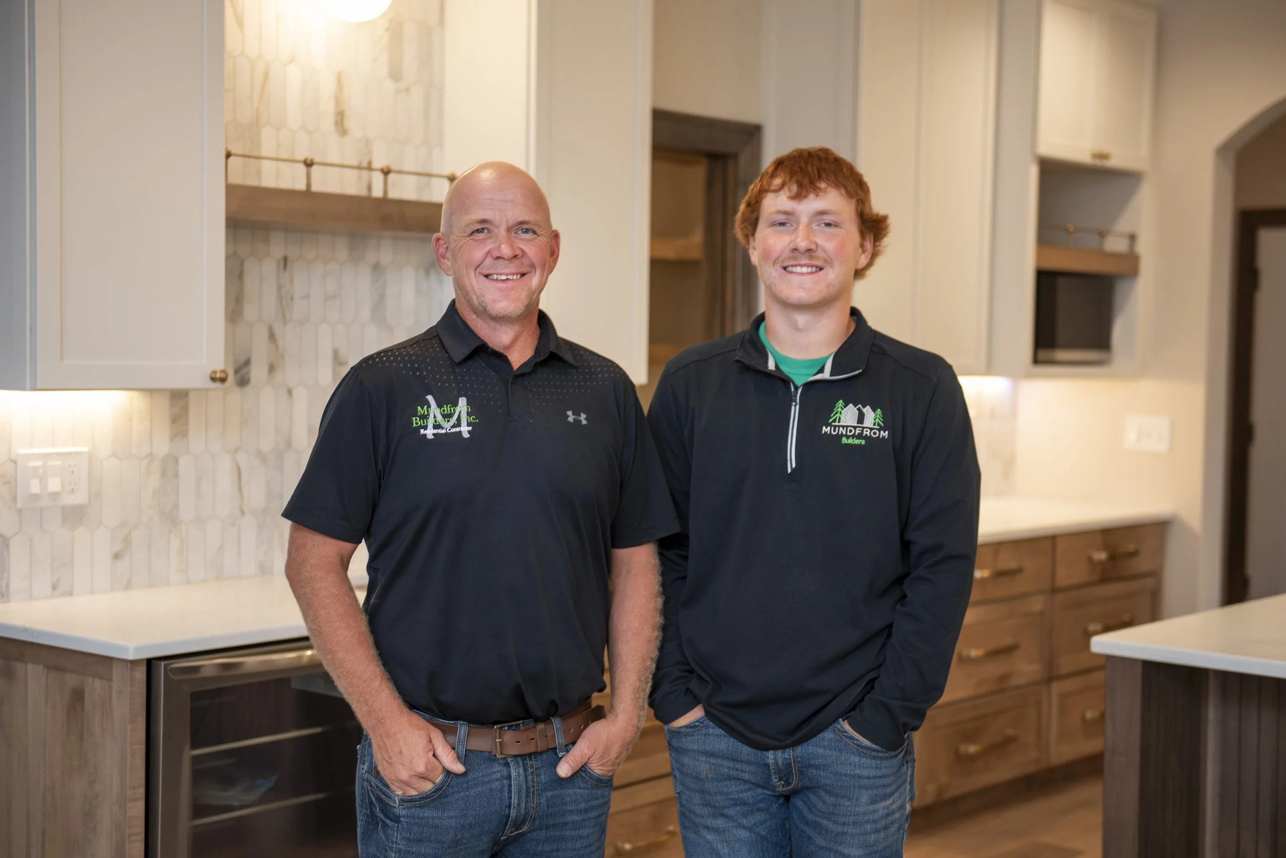 Eric Mundfrom and son Noah Mundfrom