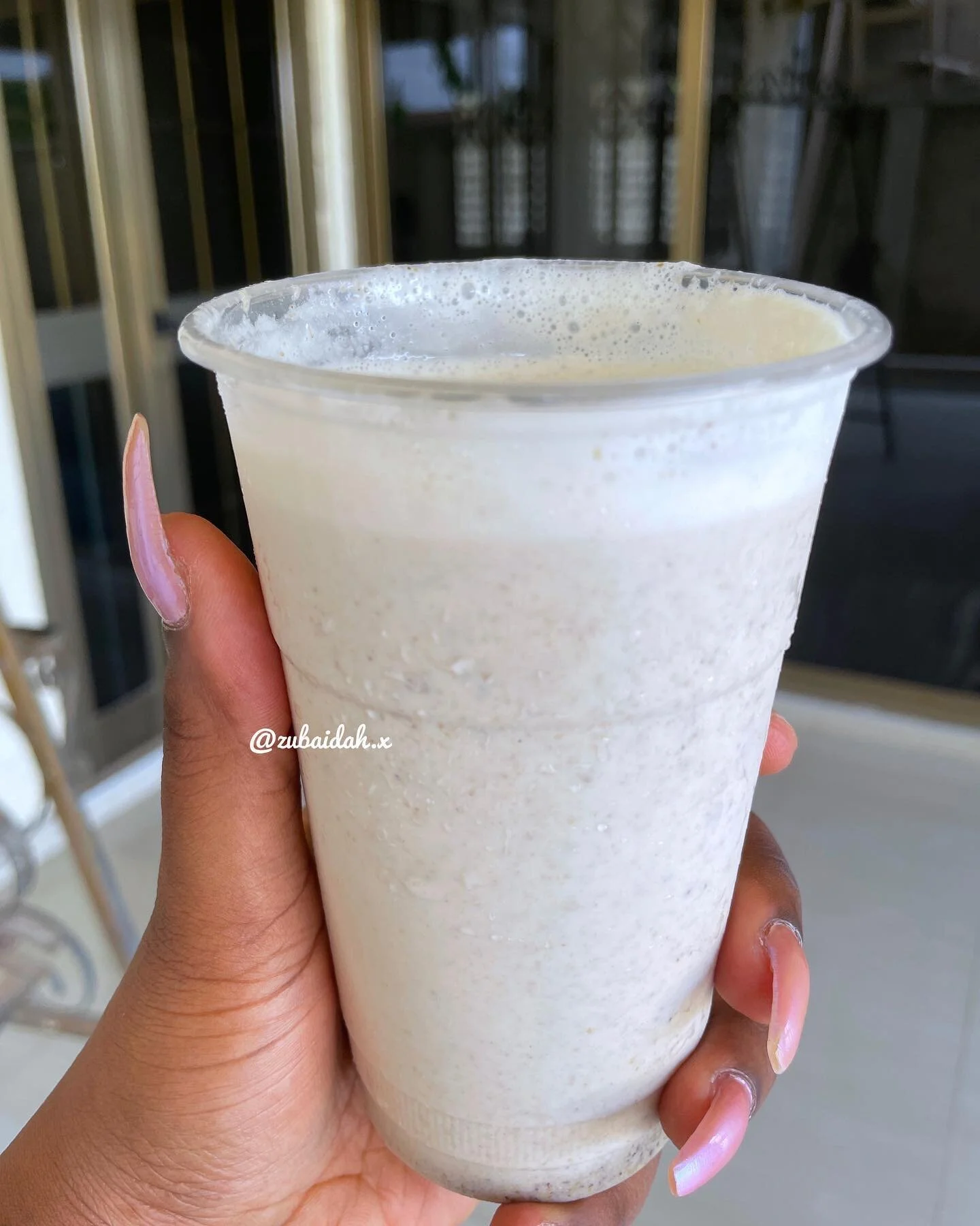 Fula Milkshake 
💸&cent;26
📍Cafe Kwae, One Airport Square, Airport

Do you know who has no business drinking milk? Me.
But this right here is one of my most addictive guilty pleasures ever!
Fulaaaaa! Subtly peppery, very sweet, very very milky🤤.
.

