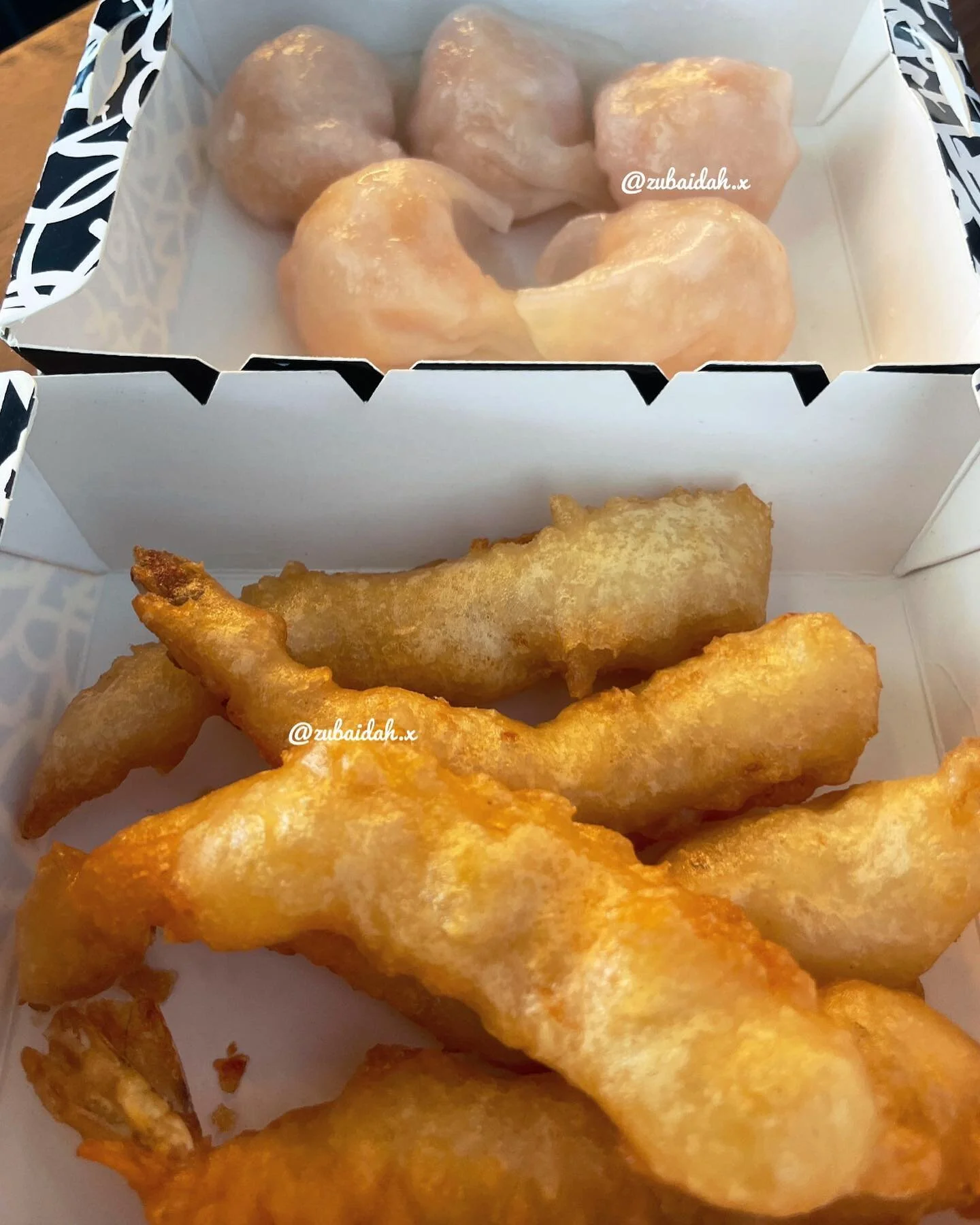 Starters 🥰🥰🥰

Prawn Tempura 
💸&cent;36

Shrimp Hakao (Shrimp Dumplings)
💸&cent;36

📍Wok Boyz, inside Melcolm Plus, North Industrial Area
📞 +233 50 619 1444

Full menu on zubzz.com/menus.
.
.
.
.
.
.
.
. .#wokboyz #chinese #franchise #asianfood