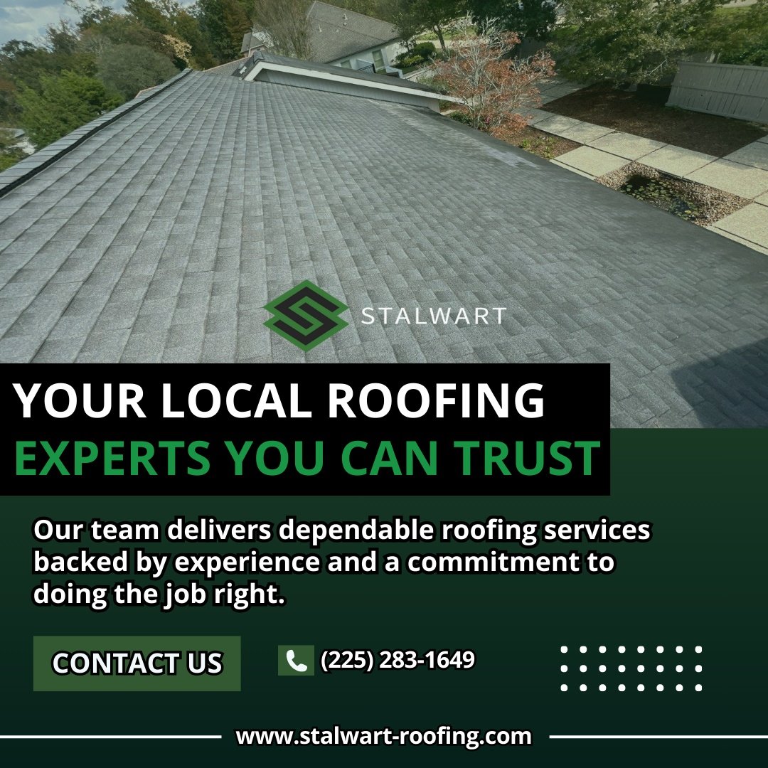 Your home deserves a roof that&rsquo;s built to last. 🏠

At Stalwart Roofing, we deliver dependable roofing services backed by experience, quality materials, and a commitment to doing the job right.
From repairs to replacements, our team is here to 