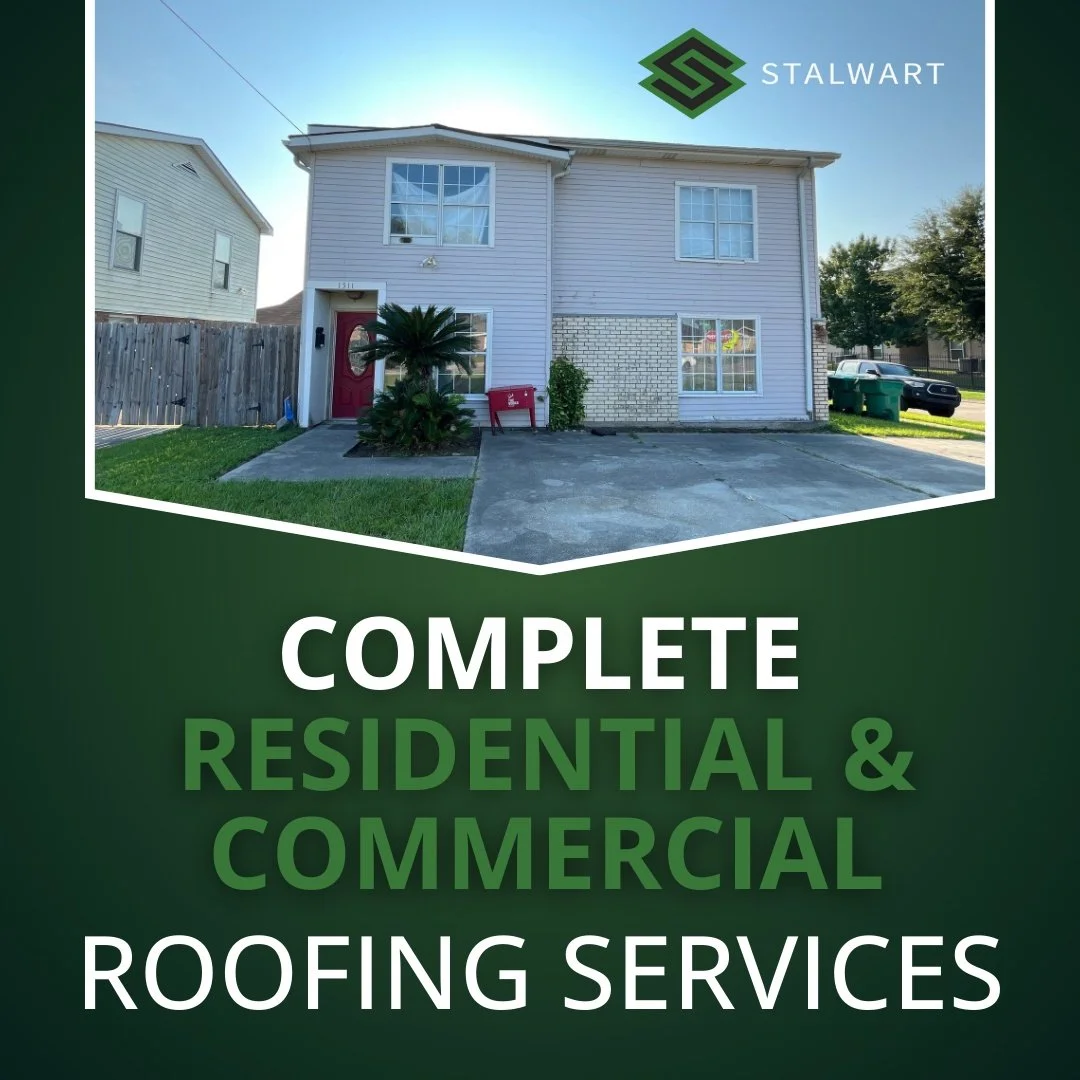 From family homes to commercial properties, every roof deserves dependable care. 🏢🏠

Stalwart Roofing provides complete residential and commercial roofing services designed to protect your property, improve performance, and stand up to Louisiana we