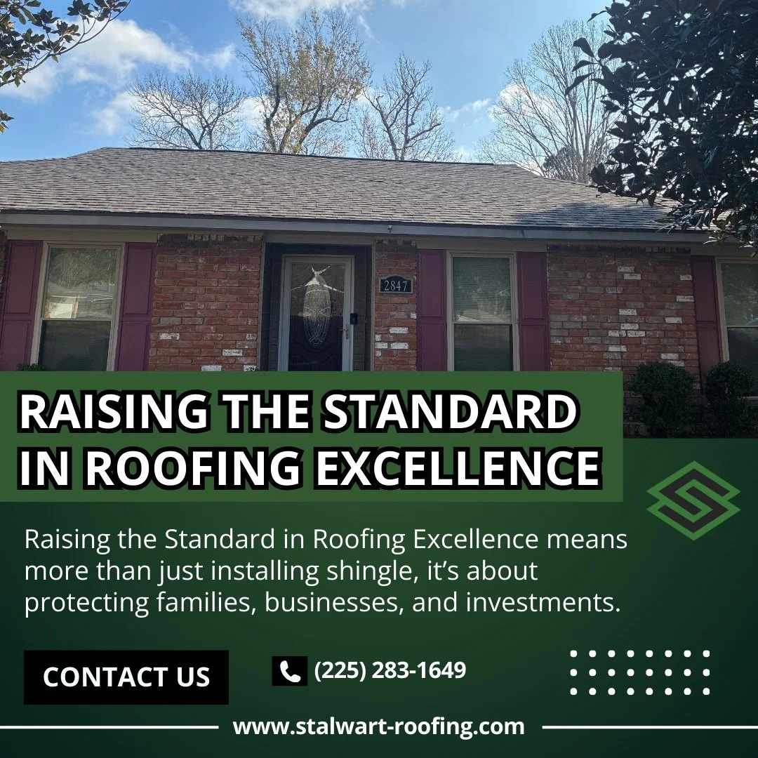 Raising the standard in roofing is not about rushing installs. It is about doing the work right, protecting what matters most, and delivering results homeowners can trust. 🏠✔️

At Stalwart Roofing, every project is handled with attention to detail, 
