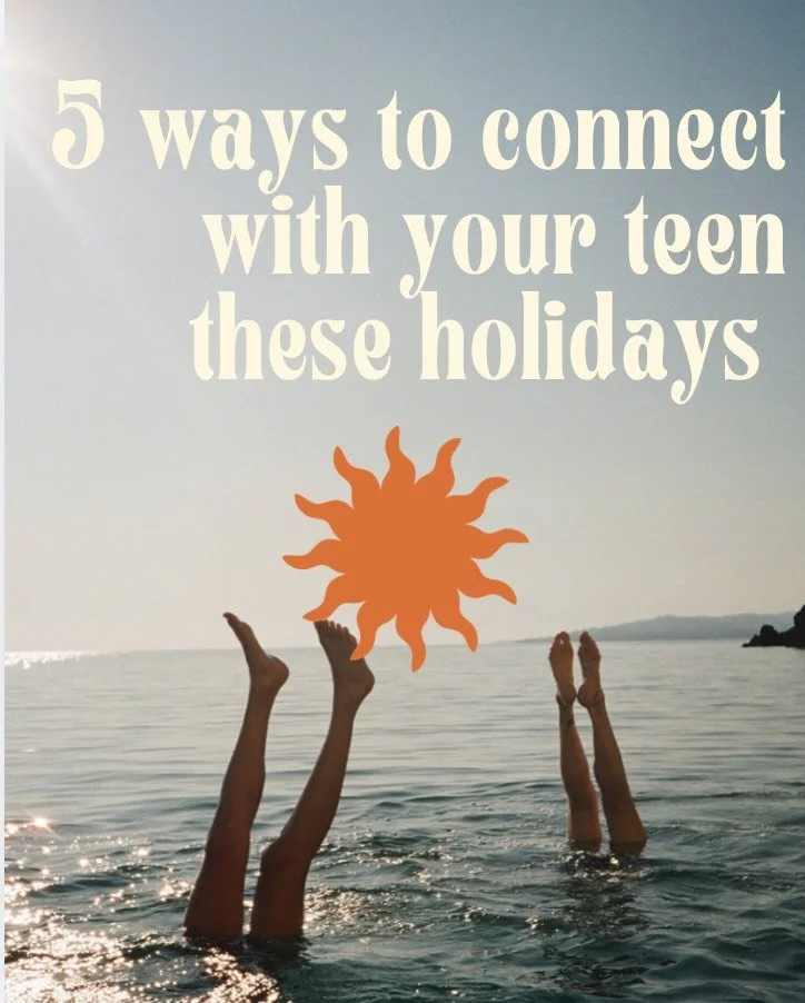 School holidays can be a welcome pause from busy schedules, but they can also highlight just how quickly our young people are growing up + away from us. 

If you&rsquo;re hoping to strengthen your connection this break, remember it doesn&rsquo;t have
