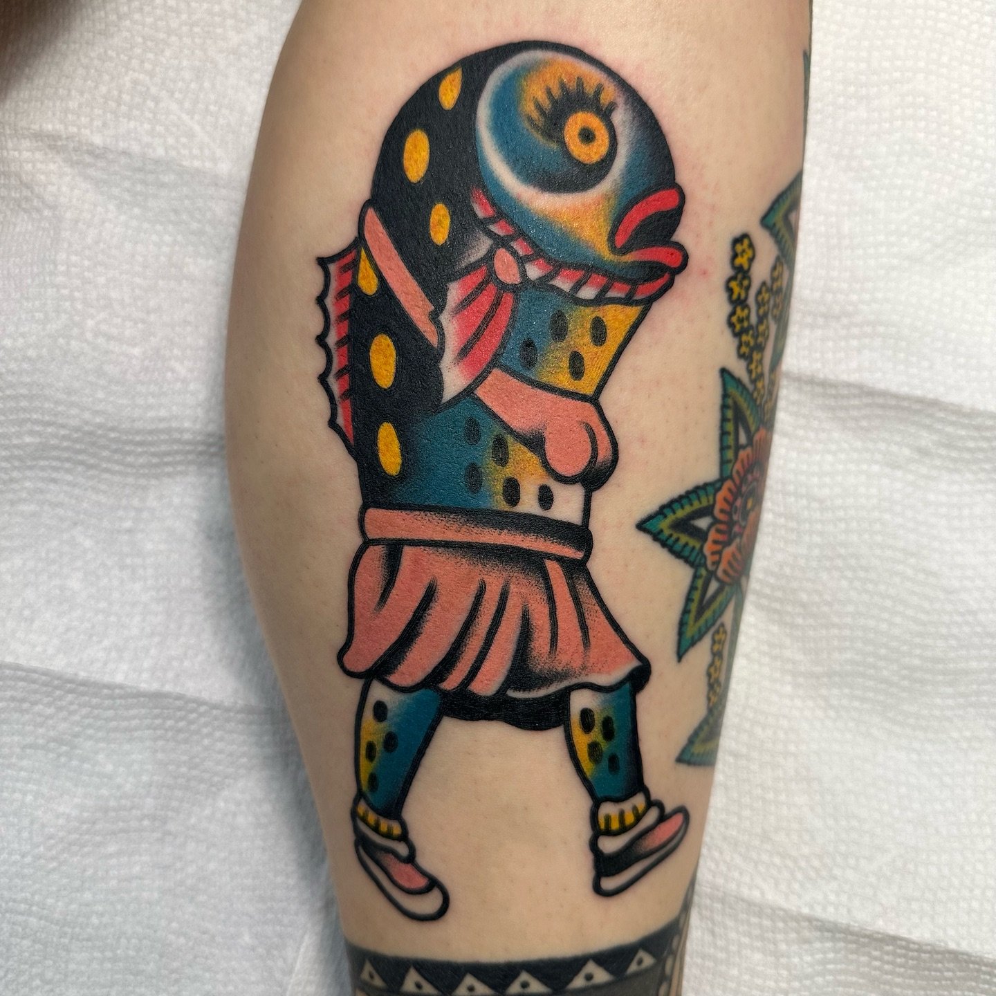 @36thstreettattoo Rosie the Salmon - Sekiu, WA&rsquo;s finest for Kristen