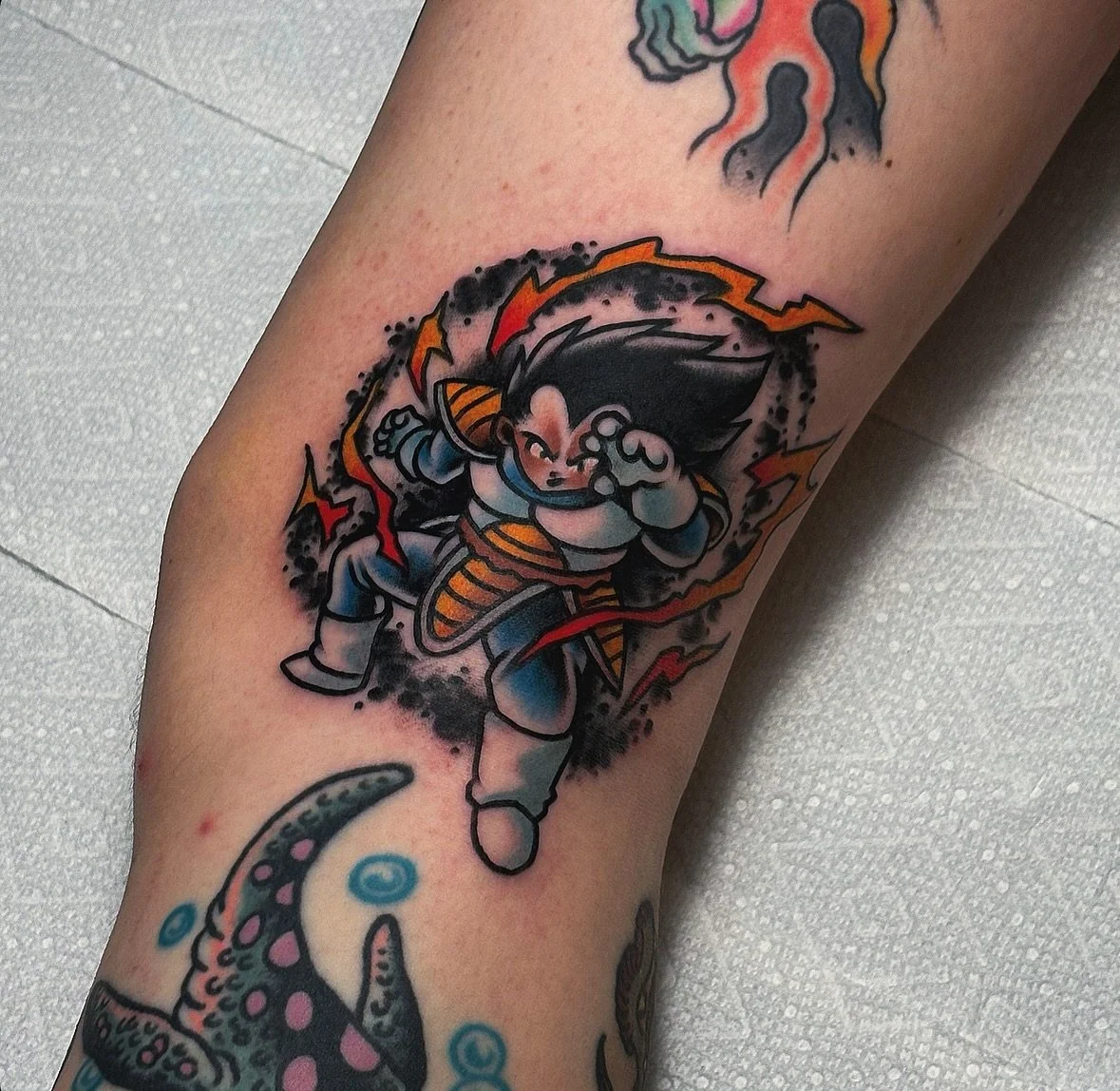 Vegeta 💥🐉☄️ on @maddy__paints
.
.
.
.
#seattletattoo #seattletraditionaltattoo #americantraditional #americantraditionaltattoo #tattooartist #traditionaltattoo #traditional #dragonballz #dragonballztattoo #traditionaldragonballtattoo #vegeta #veget