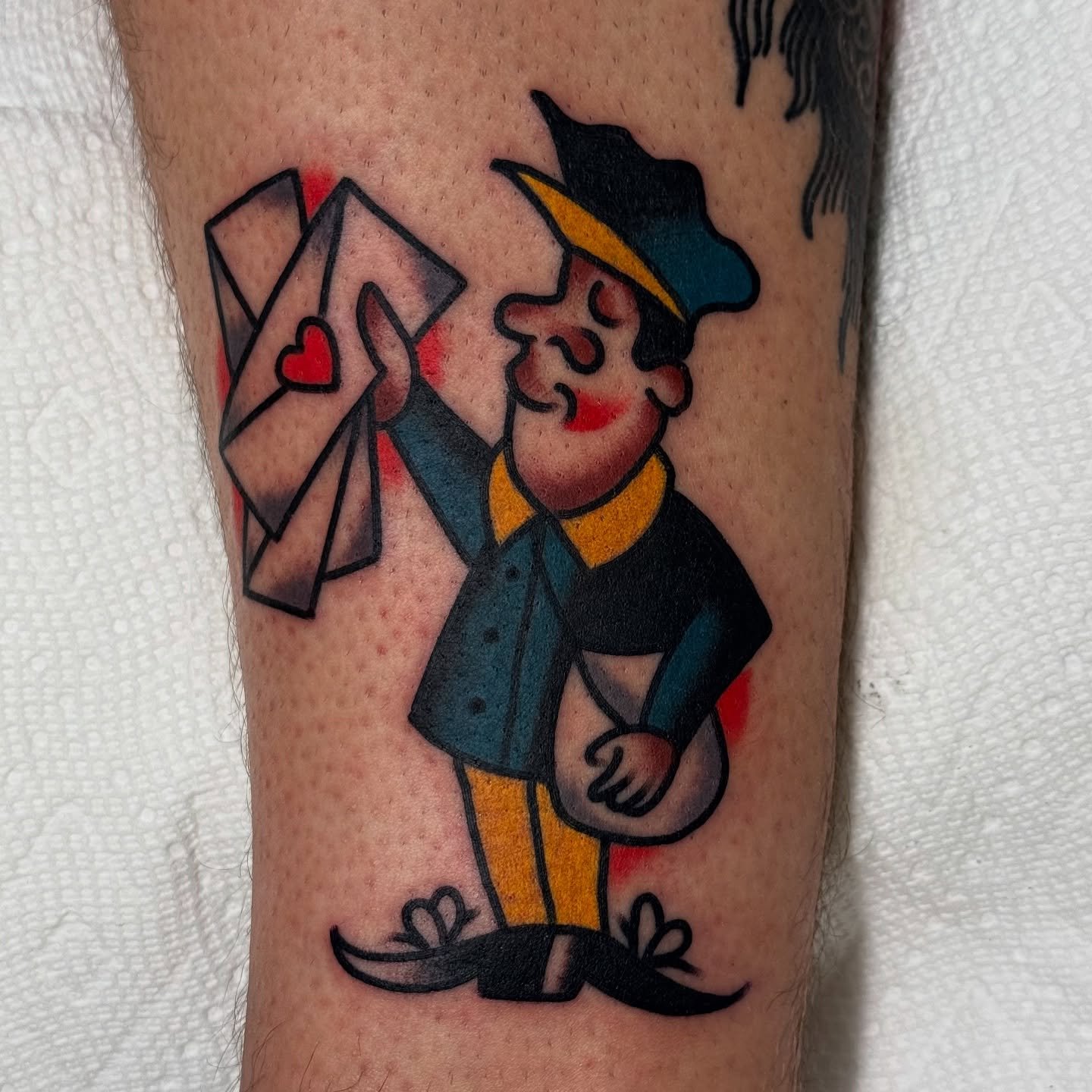 Design by @stclairtattoo made @36thstreettattoo ❤️ swipe to see the healed version ➡️