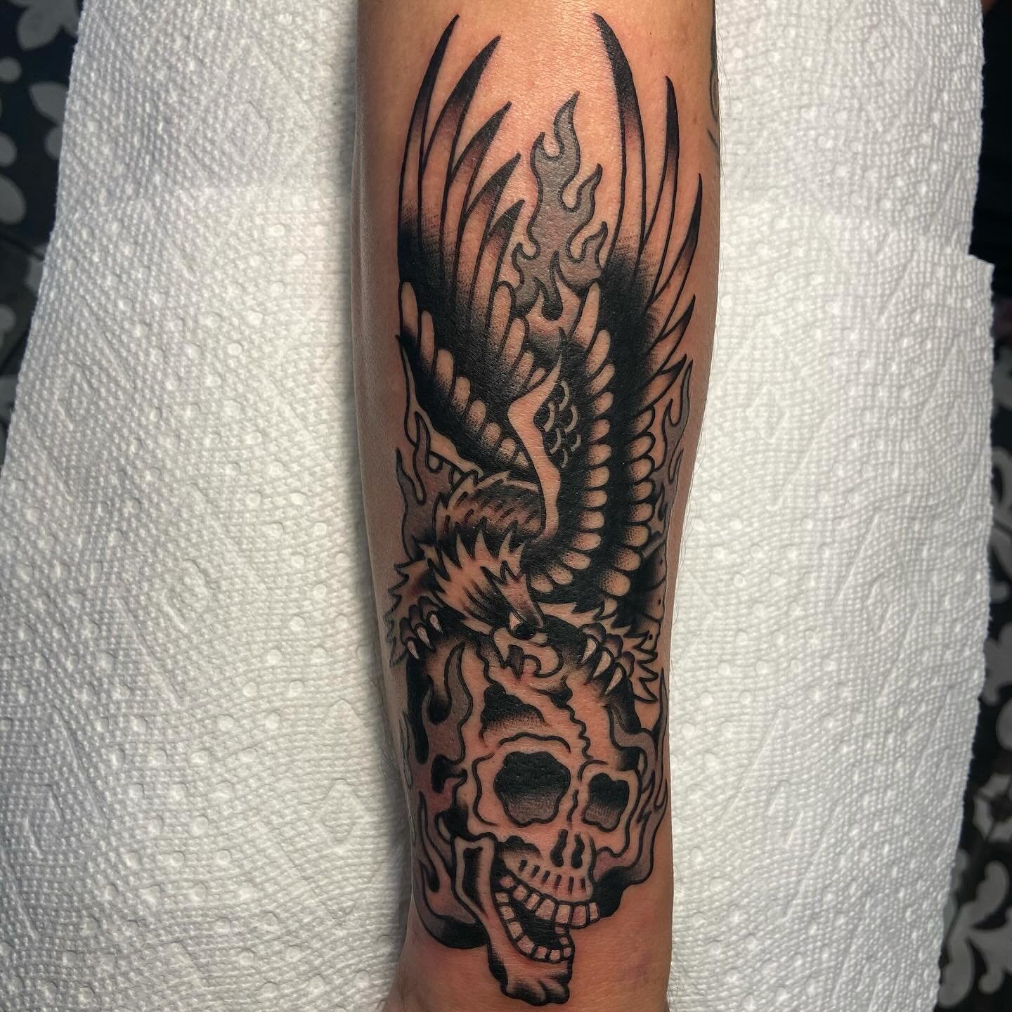 And if I die when I&rsquo;m high, I&rsquo;ll be halfway to heaven, or I might have a long way to fall @36thstreettattoo