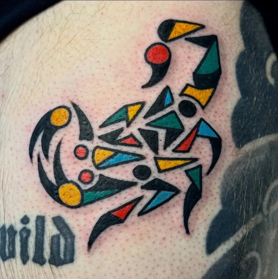 Freak-style scorpion I put on my friend @oldman_kennedy 🙏🙏🙏