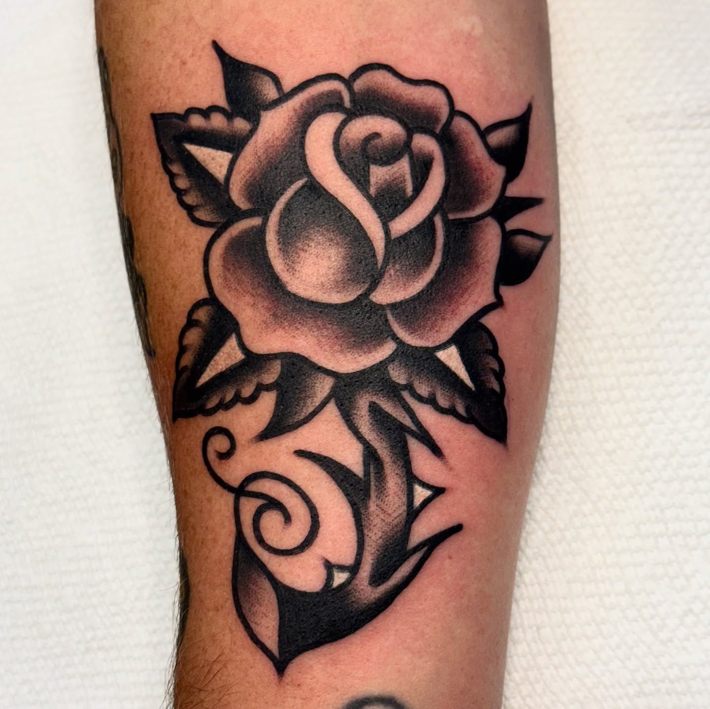 Black and grey tattoos made recently @36thstreettattoo &spades;️