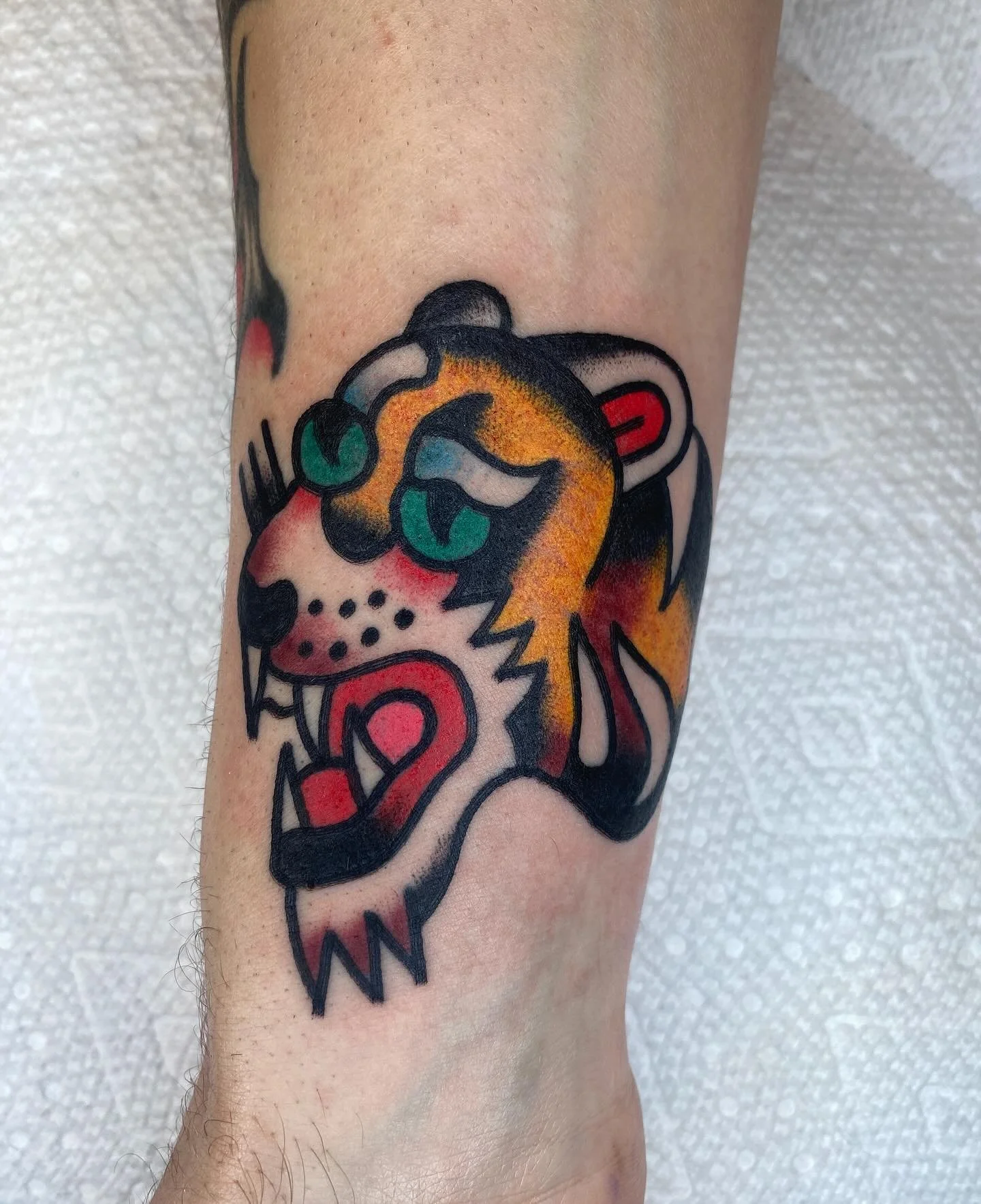 Tiger for Luke made today @36thstreettattoo thanks for looking