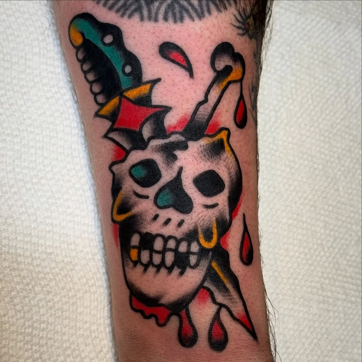 Drawn on wrist hammer from Oakland. I&rsquo;ll be back in CA in just a few weeks, DM me to book an appointment! 🏴&zwj;☠️