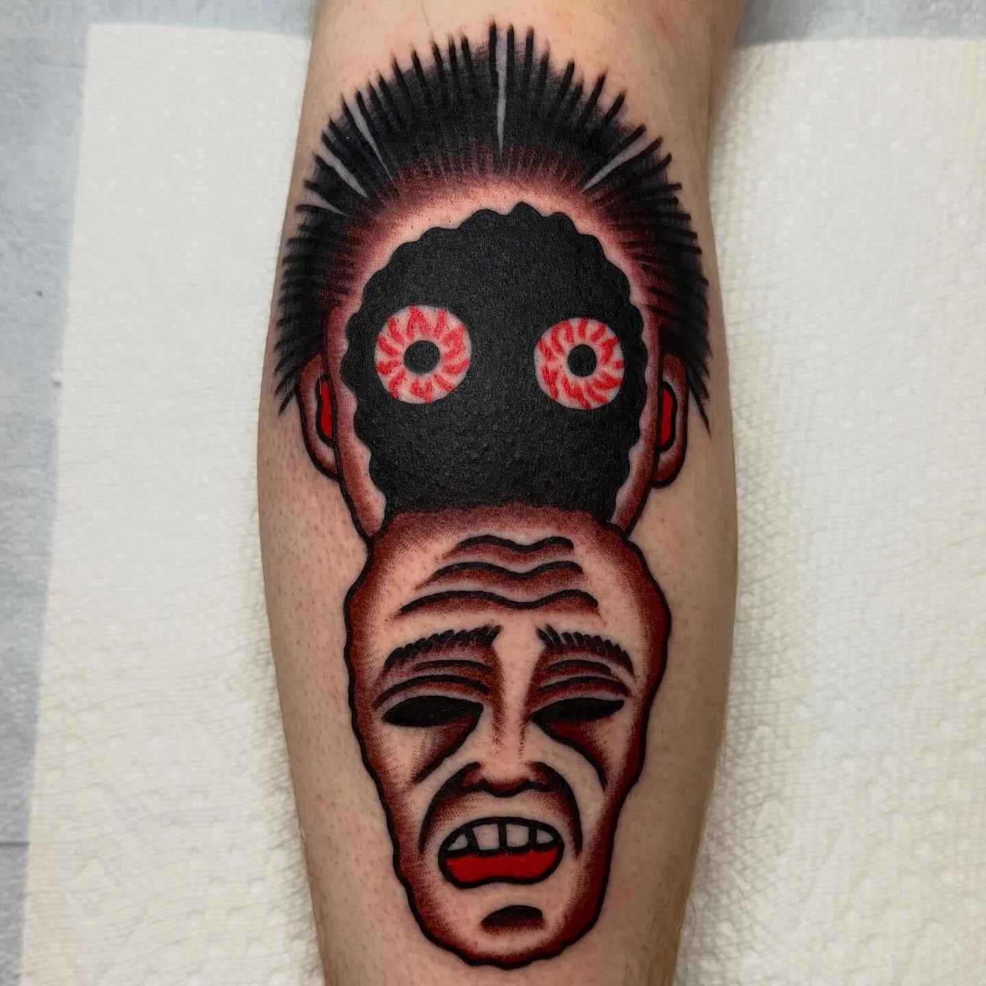 performed a facelift for mack today. freaks hit my line for tattoos like this @36thstreettattoo