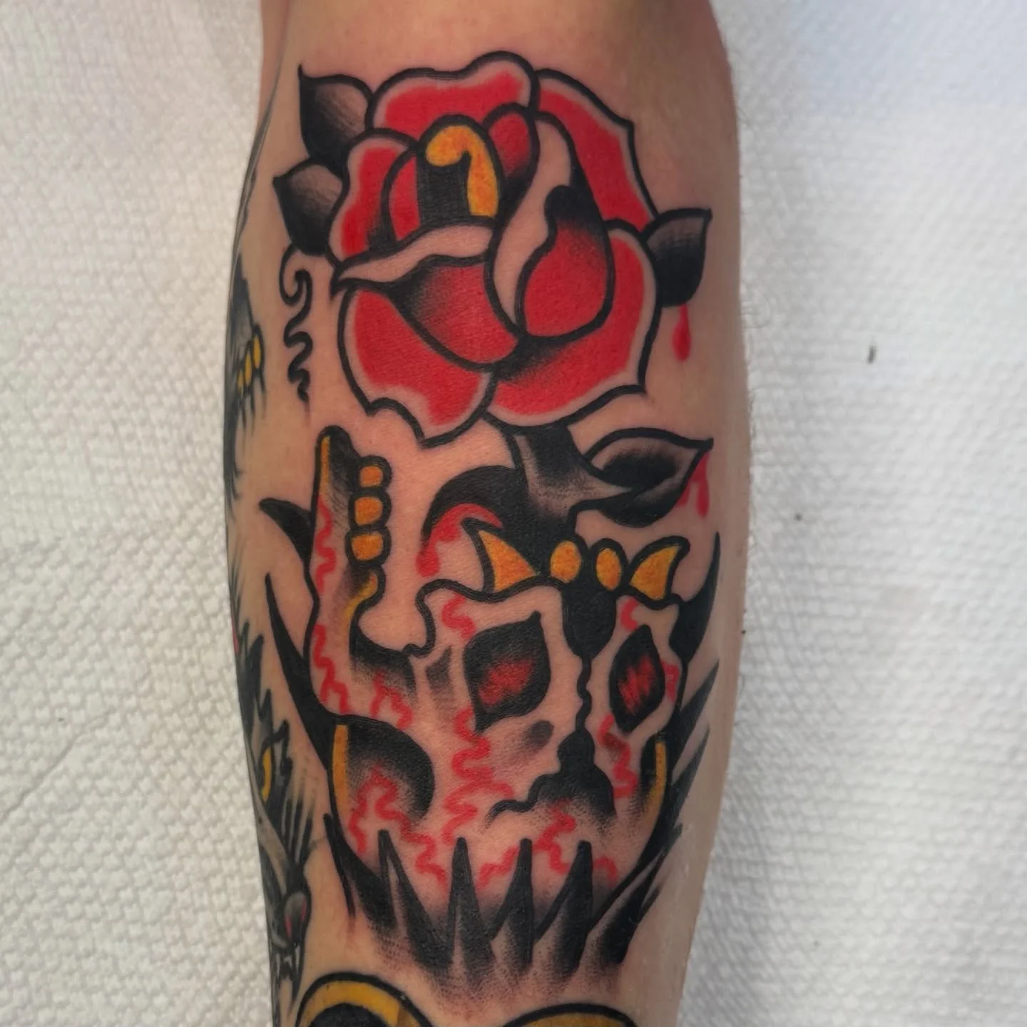 Thankful for the amazing clients at @36thstreettattoo 🙏🙏🙏