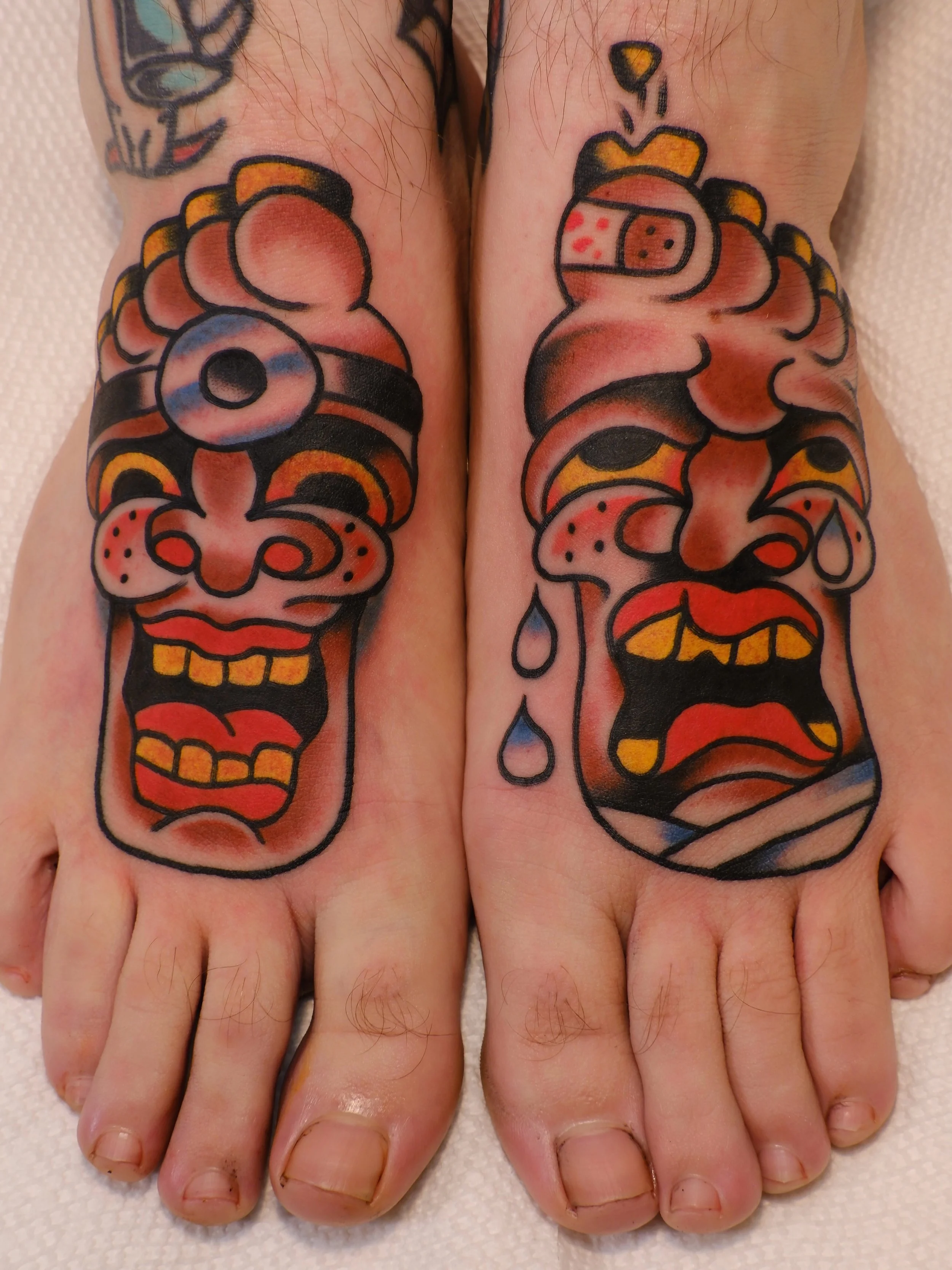 @36thstreettattoo Thank you to the foot king @stinky.luke