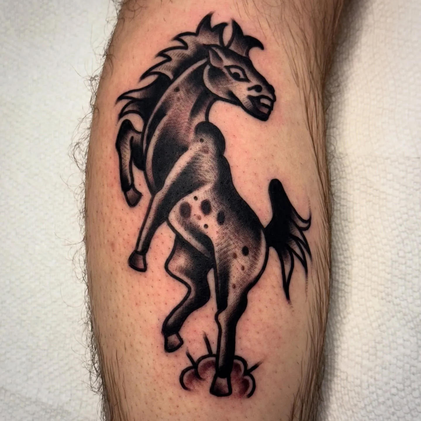 Equestrian tattoos made @36thstreettattoo 🏇