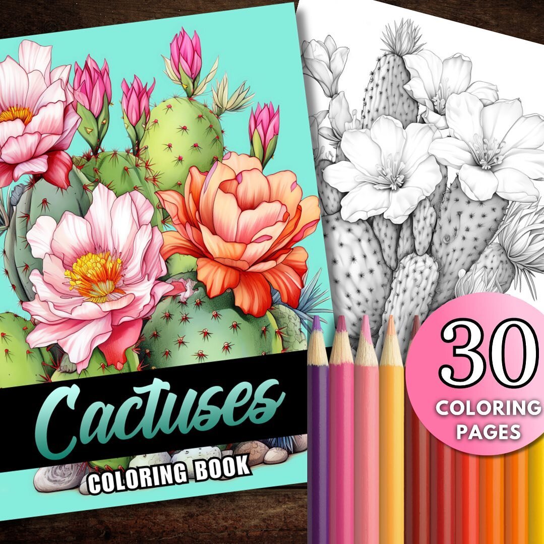Cactuses collection has 30 high resolution instant download coloring pages. See Etsy (link on bio) for details 🖌 🤍
.
.
.
.
.
.
.

#coloring #coloringbook #colouring #colouringbook #adultcoloringbook #adultcoloring #coloringforfun #coloringaddict #c