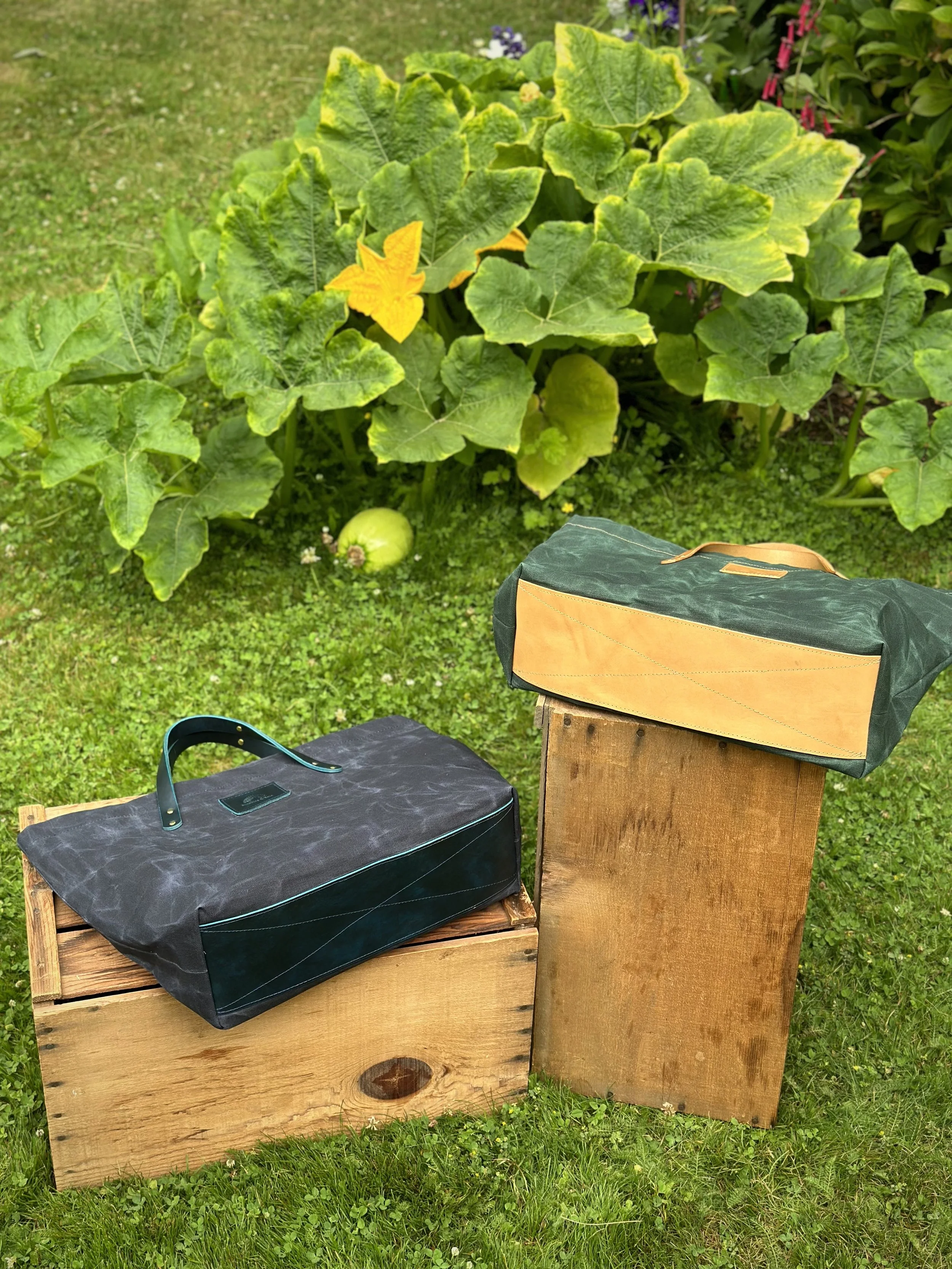 waxedcanvascarpetbagflatviewgarden.jpg