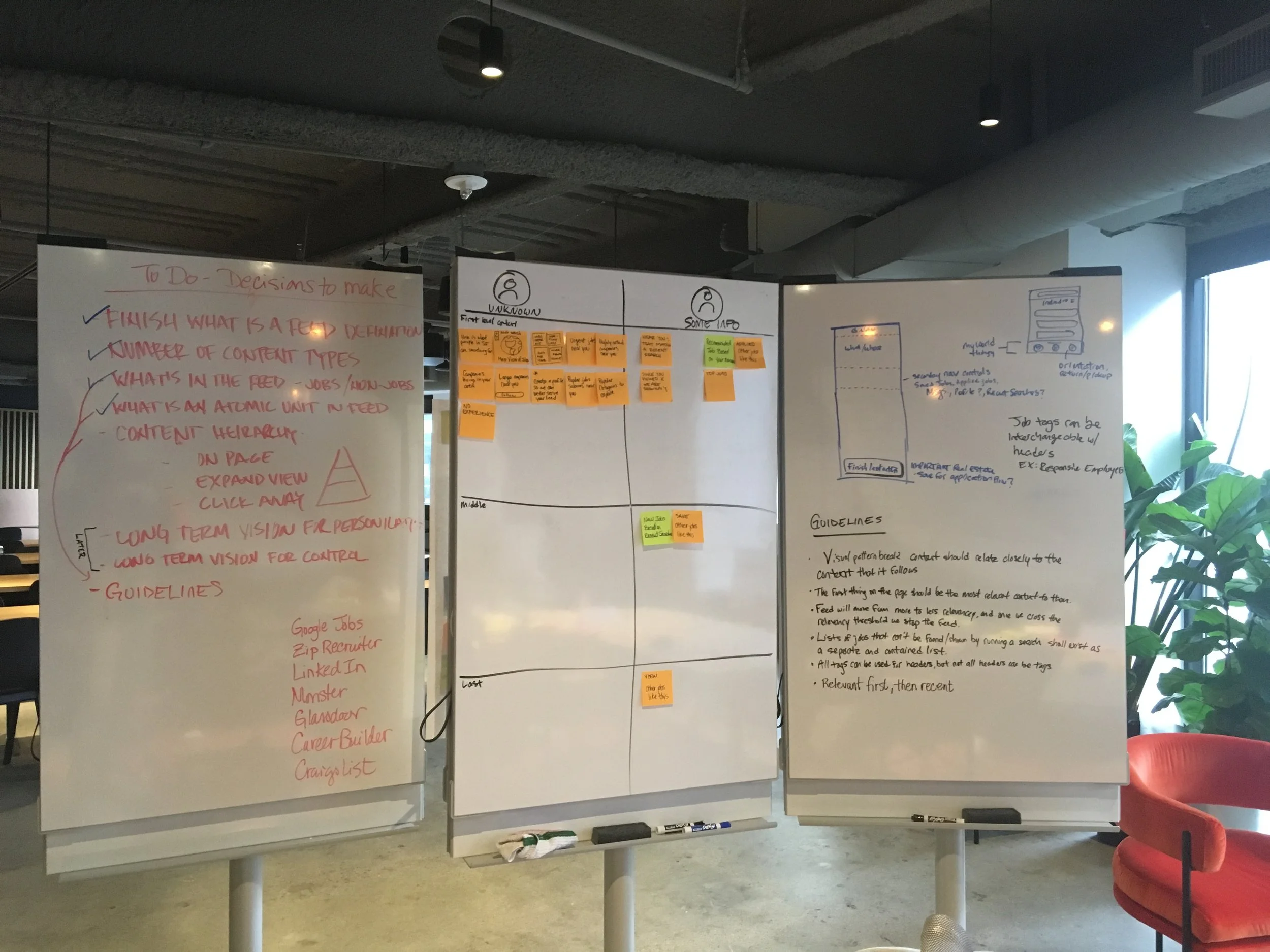 We kicked off with a design sprint