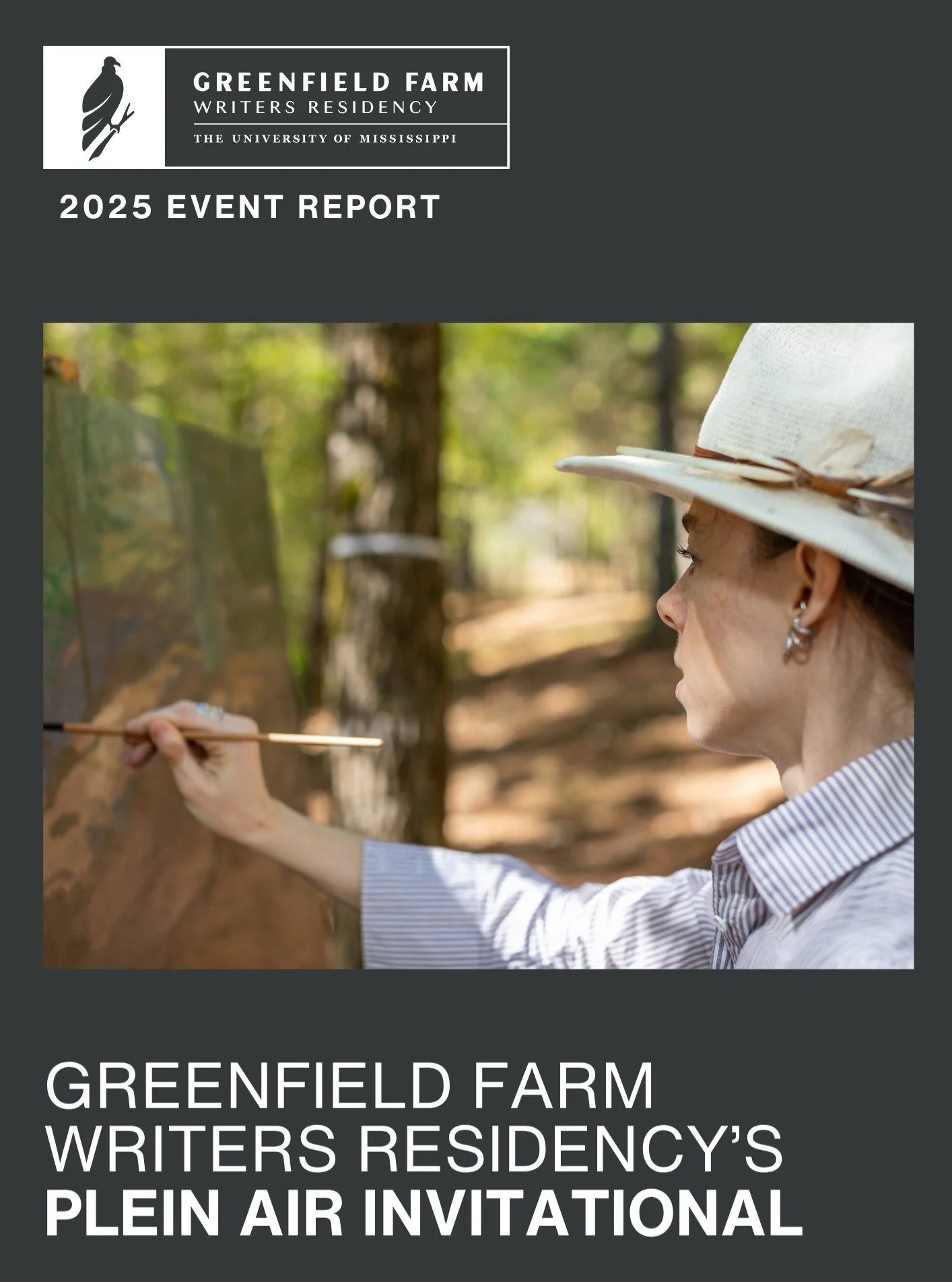 At the close of this final Greenfield Farm Writers Residency&rsquo;s Plein Air Invitational, we want to take a moment to celebrate those who made this year&rsquo;s event possible: 

To our sponsors @visitoxfordms @msartscommission, your support helpe