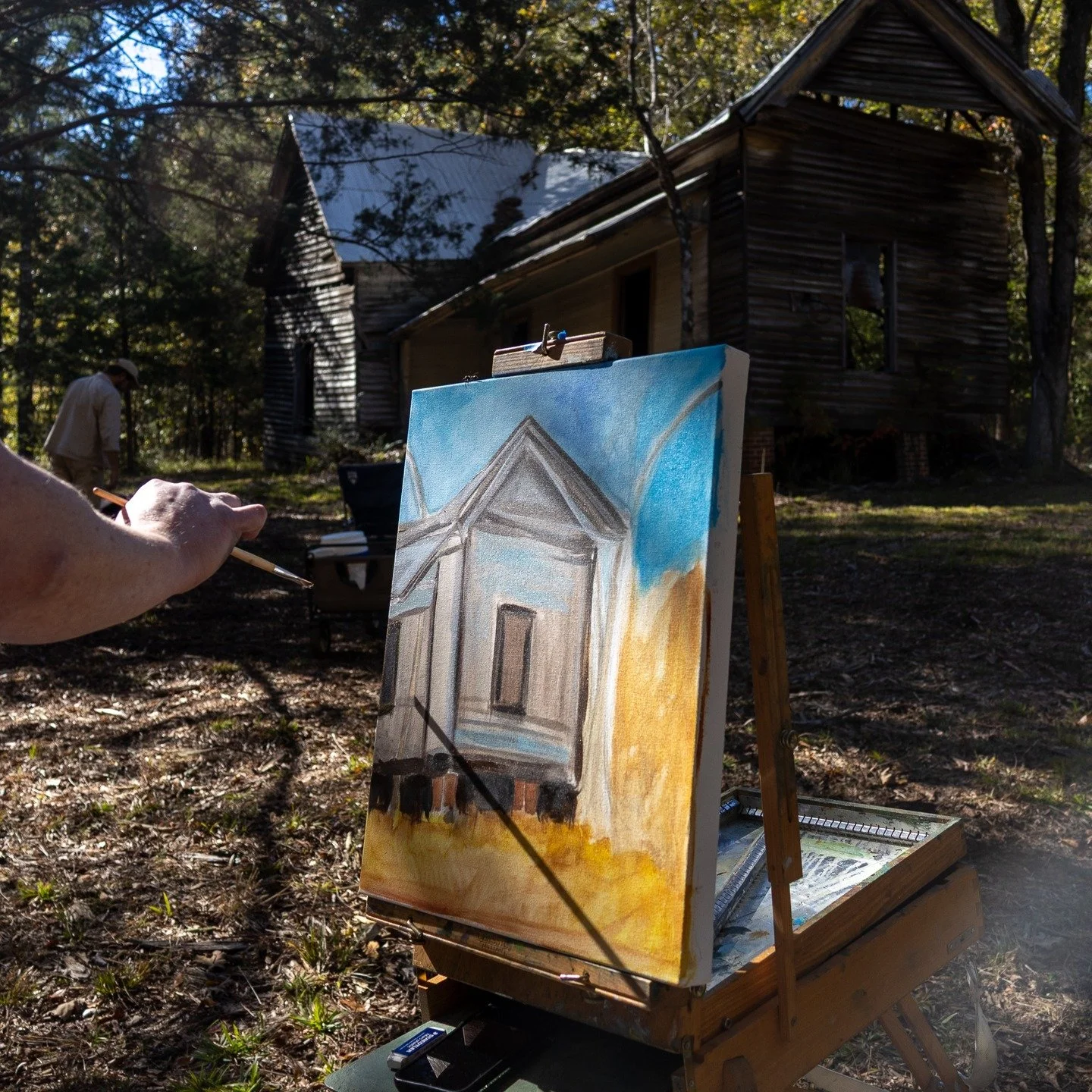 We were honored to have Joshua Brinlee join this year&rsquo;s Greenfield Farm Writers Residency Plein Air Invitational. To see more of Brinlee&rsquo;s work, visit www.joshuabrinlee.com

The Plein Air Invitational was presented by @visitoxfordms, @yac