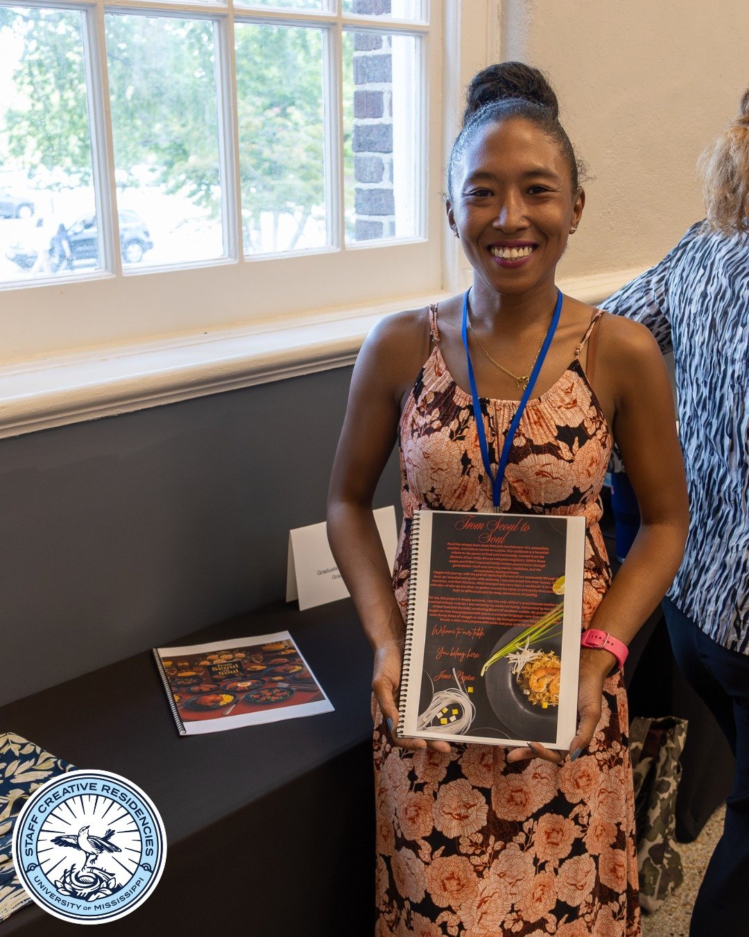 Presenting Staff Creative Residencies 2025 awardee Jena Denise Payton, Graduate Activities Assistant in The Graduate School. developed a book of compiled food recipes from my County Road neighbors and beyond.

With the help of the Staff Creative Resi