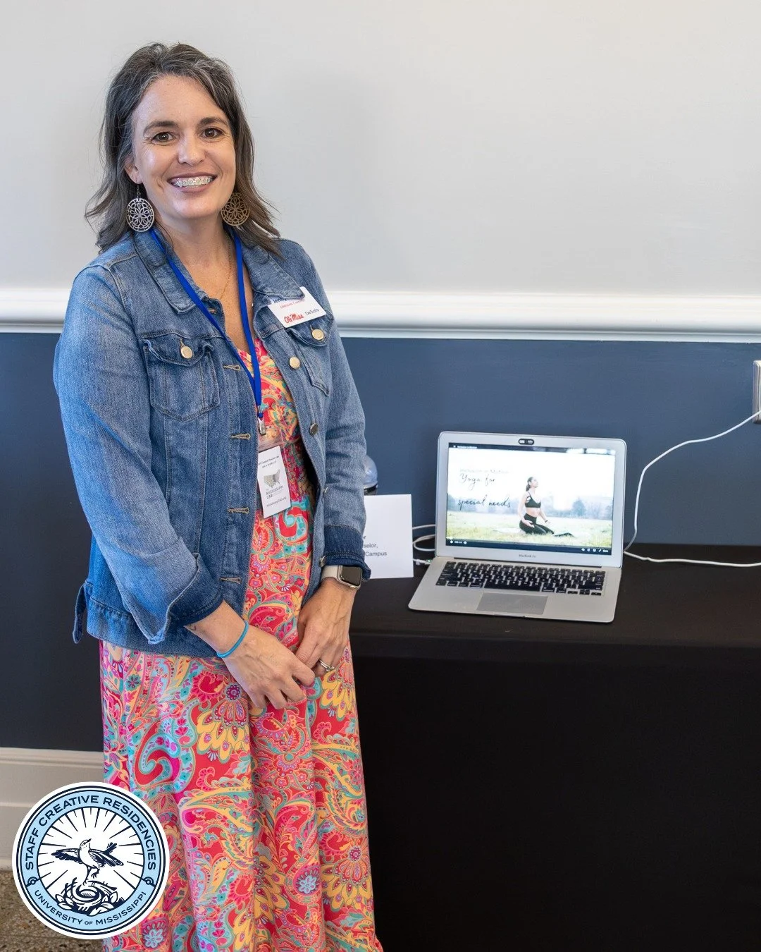Presenting Staff Creative Residencies 2025 awardee Jenny Joyner, Admissions Counselor, DeSoto Regional Campus.

With the help of the Staff Creative Residencies program, Jenny developed Yoga for special needs - building strength, balance, and friendsh