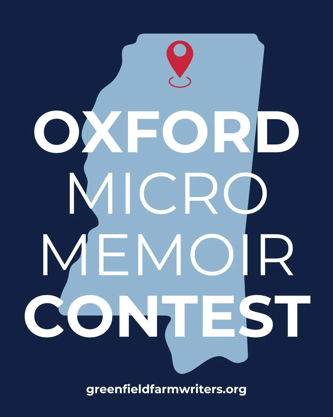 There's one week left to submit your micro memoir to the Oxford Micro Memoir contest with @bethannfennelly. 

Finalists will read their micro memoirs live on stage at @doubledeckerart. The first-place winner will receive $750, and the second-place wi