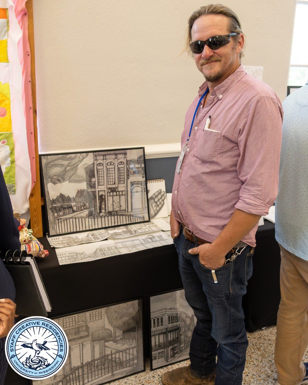 Presenting Staff Creative Residencies 2025 awardee John Red, Sr., Maintenance Technician in General Maintenance.

With the help of the Staff Creative Residencies program, John created and digitized his drawings.

&ldquo;My Creative Residency allowed 