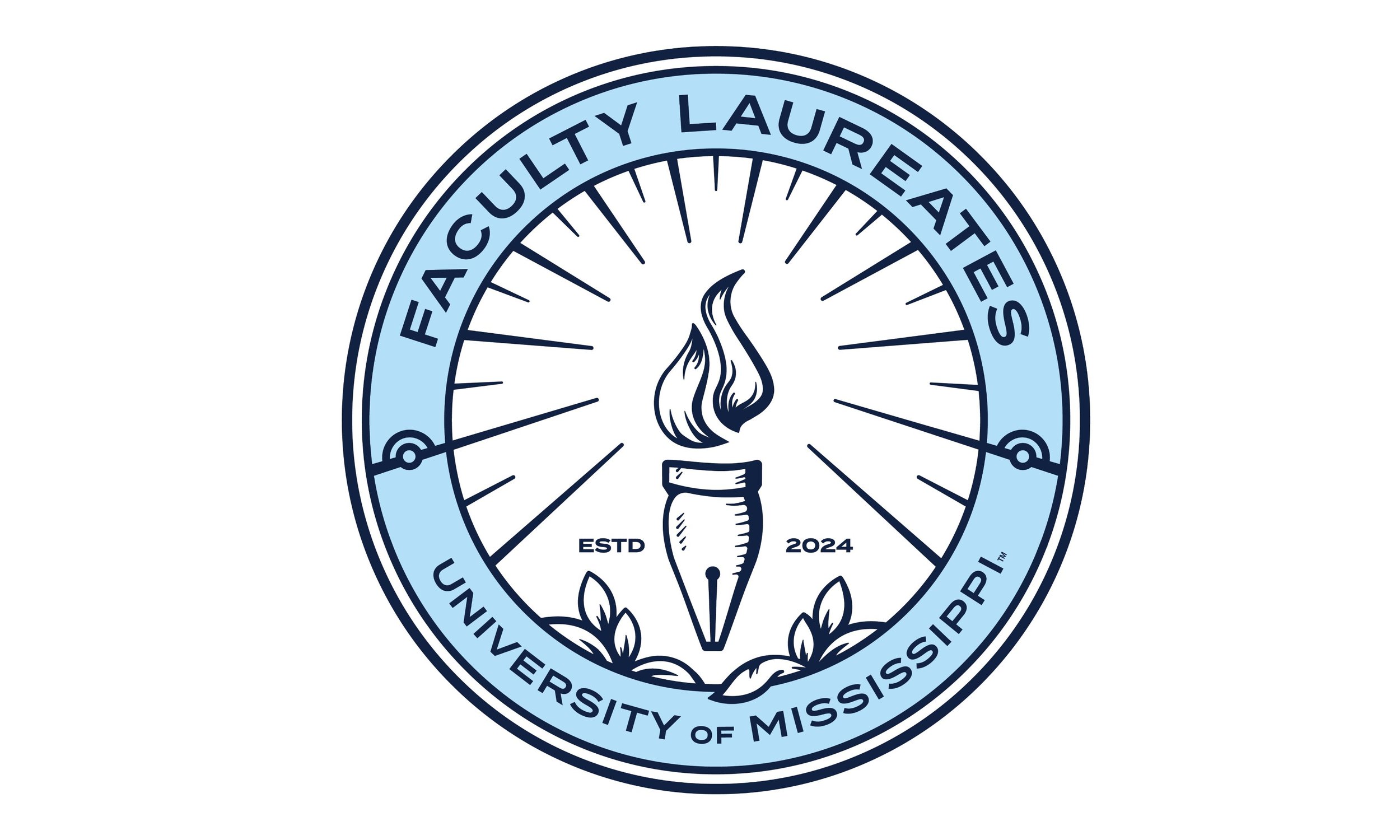 Faculty Laureates Logo with Torch