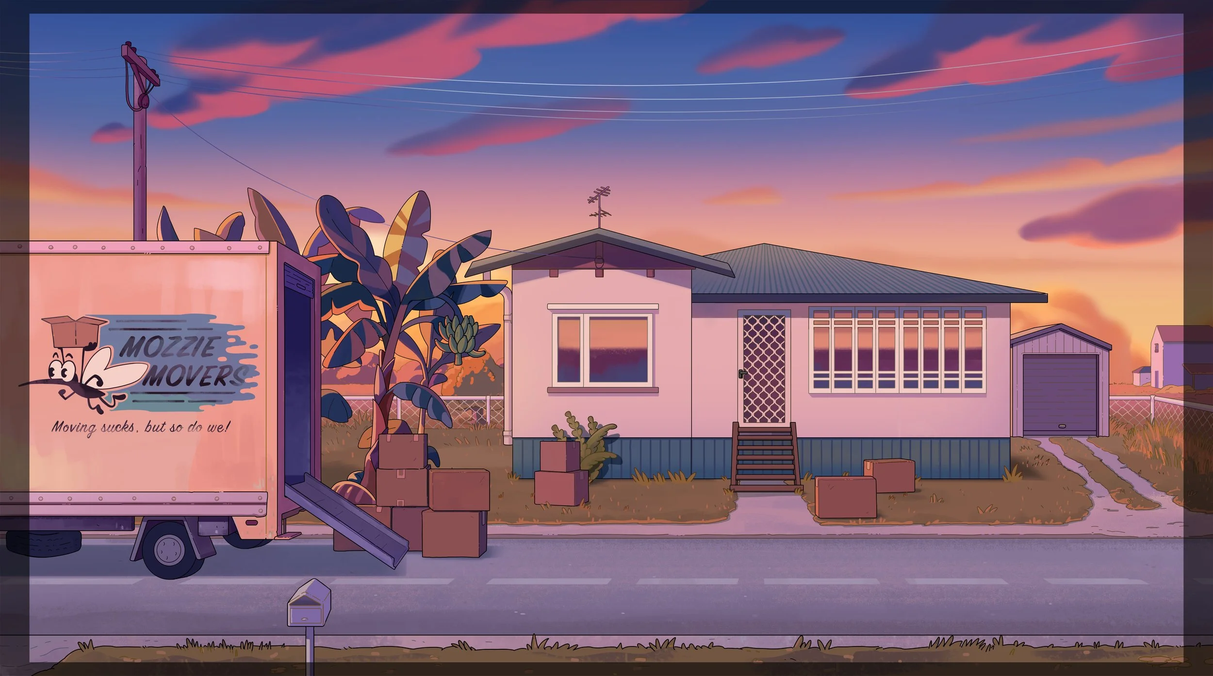Layout, colour rough, final painting by Aivy Nguyen.