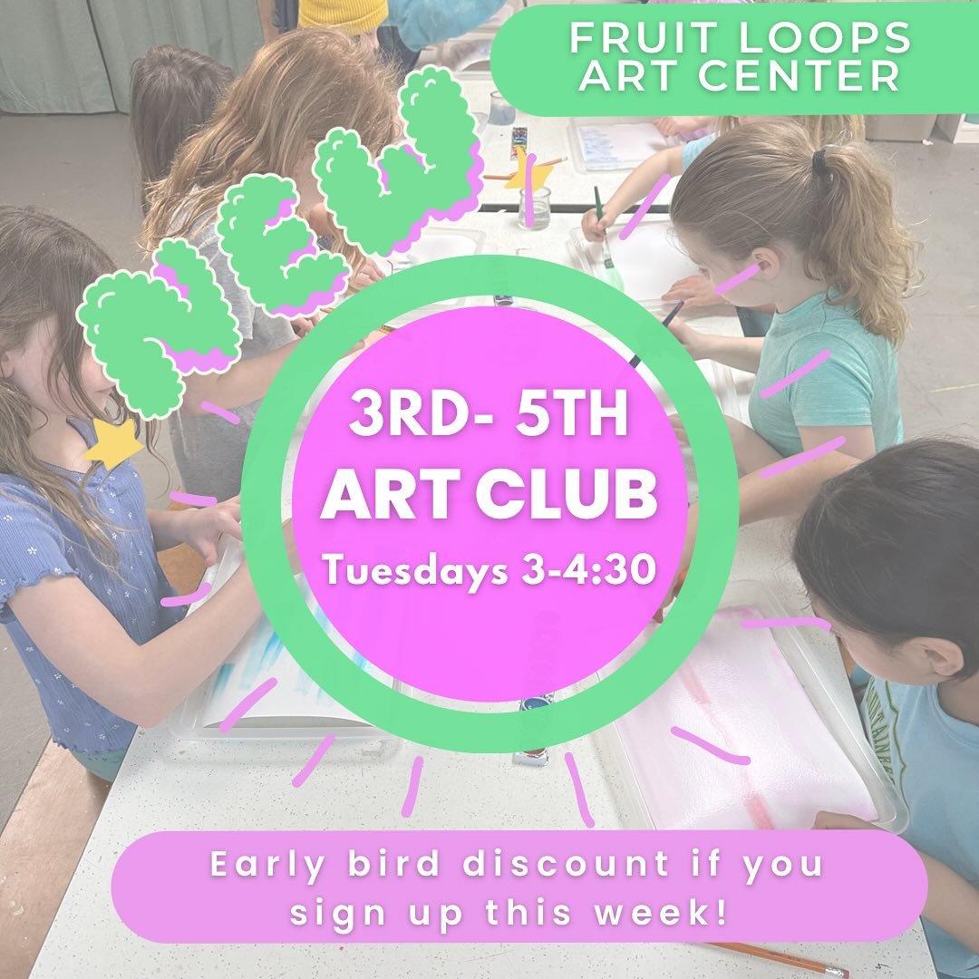 The tweens have spoken and spoken and spoken and we are finally doing it. A special art club day just for tweens! ❤️🍒 3-5 grade art club with @creativitywithcourtney starts next week! Tuesday April 8th from 3-4:30 through the last week of school for