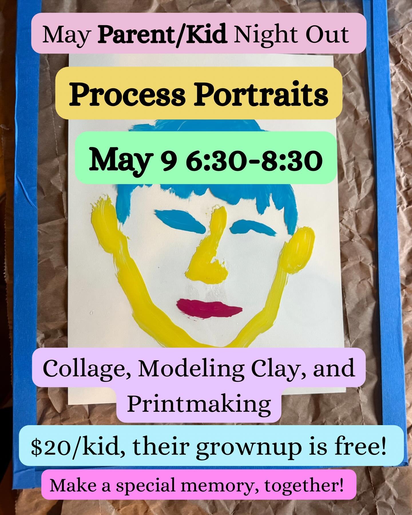 Just in time for Mother&rsquo;s Day, we&rsquo;re starting up some parent/kid nights at fruit loops! In true fruit loops form, there will be some structured projects and lots of unstructured time. We want you to make some memories and go home with som