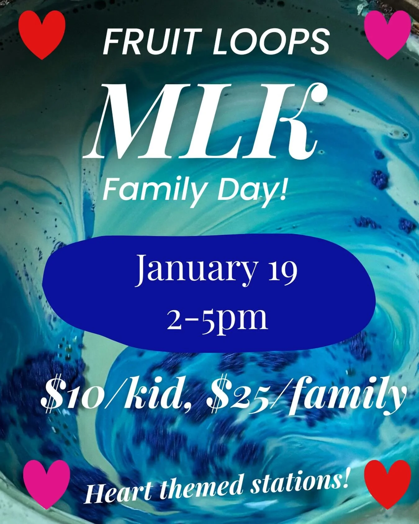 We&rsquo;ll be open for our regular sensory lab hours in the morning and in the afternoon, family day! Join us for lots of heart themed crafts and to craft your heart away ❤️💕💜 if you&rsquo;re in the mood to do a little service, we&rsquo;ll have a 