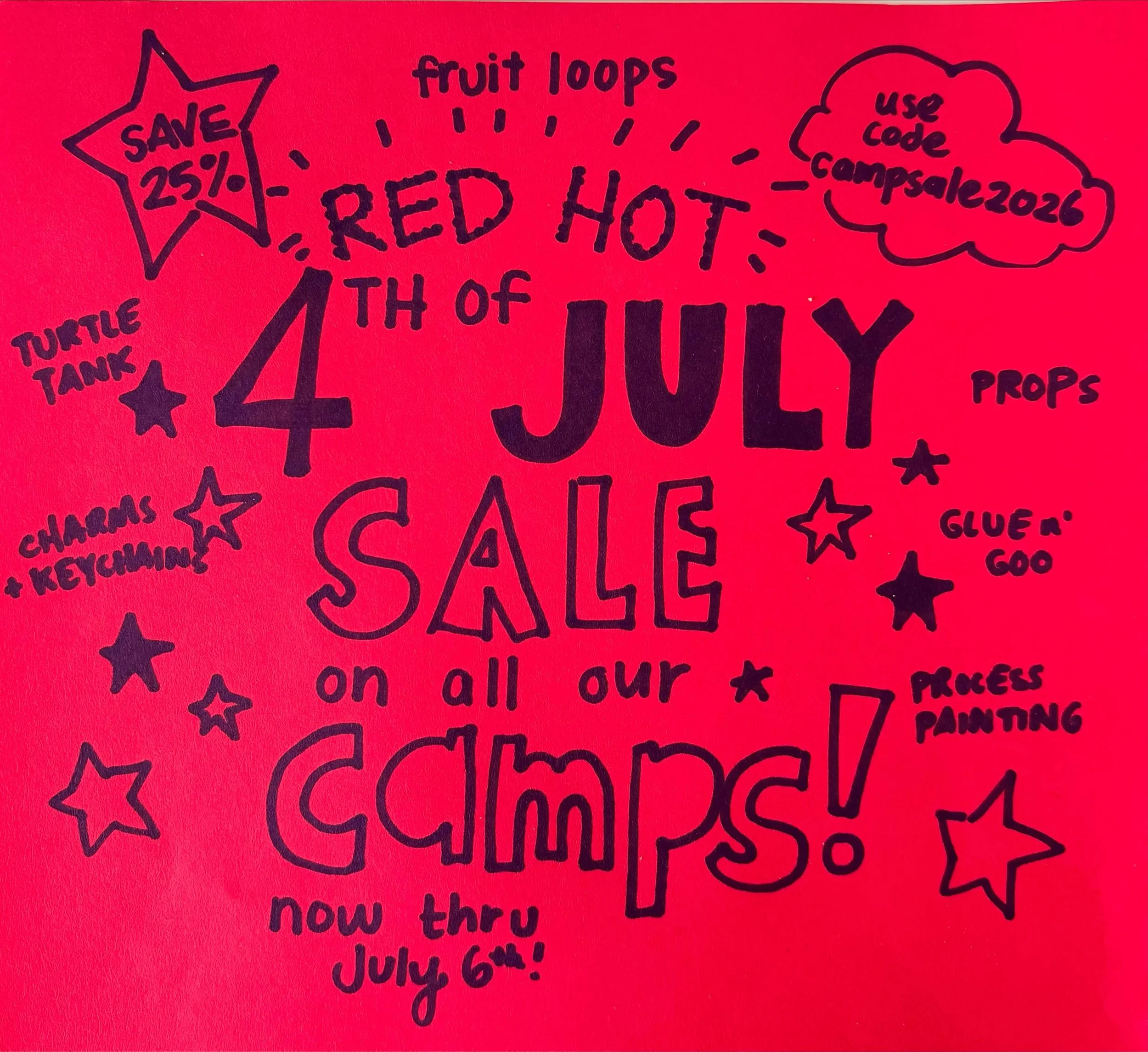 Our summer camps are 25% off for the next week! Our traditional Tue-Thurs camps and our joint camps with @empowered_movement_aerial too! Grab our last spots and look forward to fun! Use code campsale2026 at checkout :)