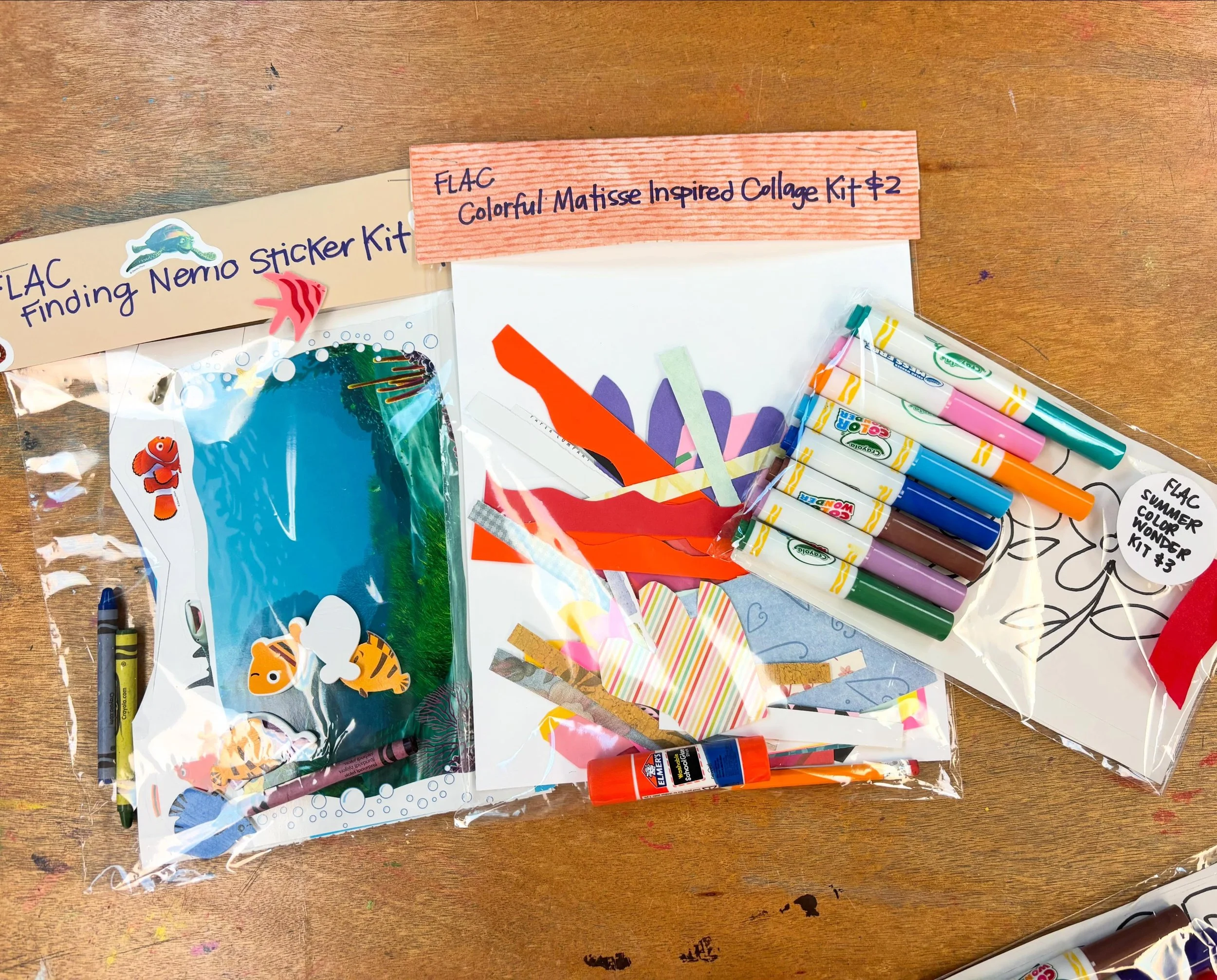 New craft kits in the shop this weekend! Some on the table and some inside! Huge thanks to Deanna for getting these packaged in between chasing her 1 yr old around 🌸❤️