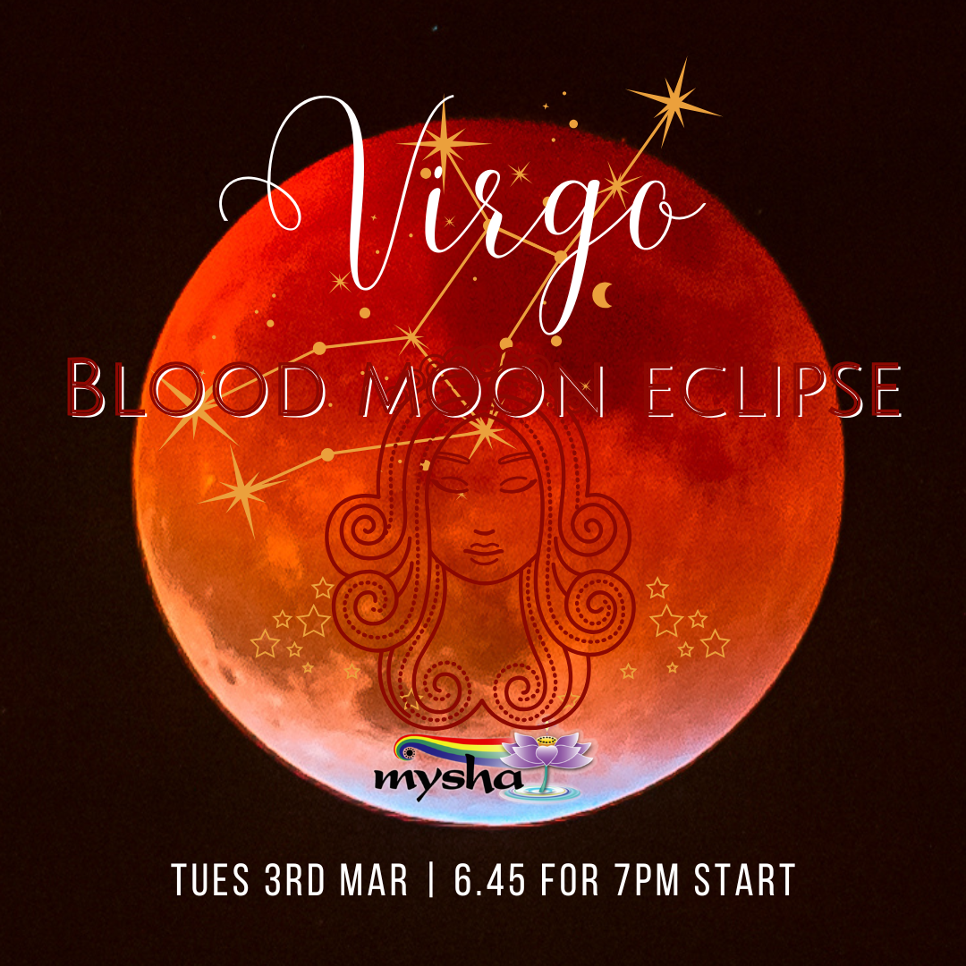 Full Blood Moon Eclipse Circle