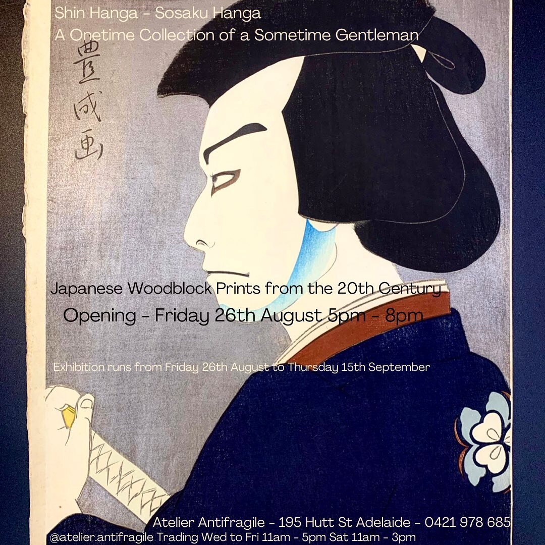 A saleable show - Opening Night Friday 26th August 5-8pm

A rare opportunity to purchase from a discerning collector.

Sake and matcha tea for your delectation, Japanese tea bowls by Potter, Neville Assad-Salha and Cellist, Heather Lander, to heighte