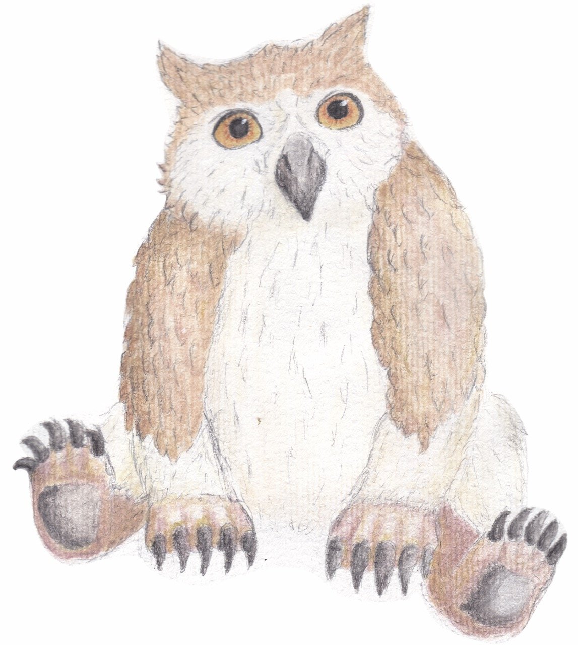 Owlbear: Watercolour