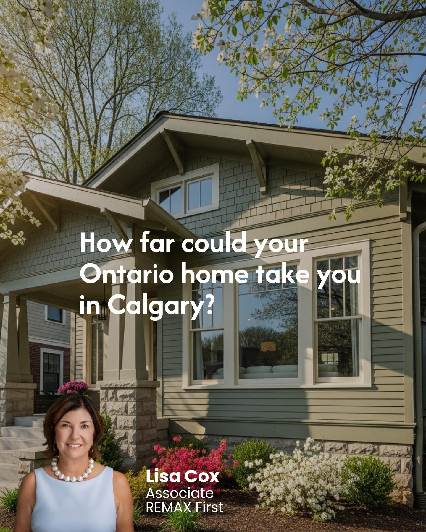 Thinking about leaving Ontario for Calgary&mdash;but not quite sure what that could look like?

One of the most common questions I hear is:
&ldquo;How far would my Ontario home really go out there?&rdquo;

And honestly&hellip; it often opens more doo