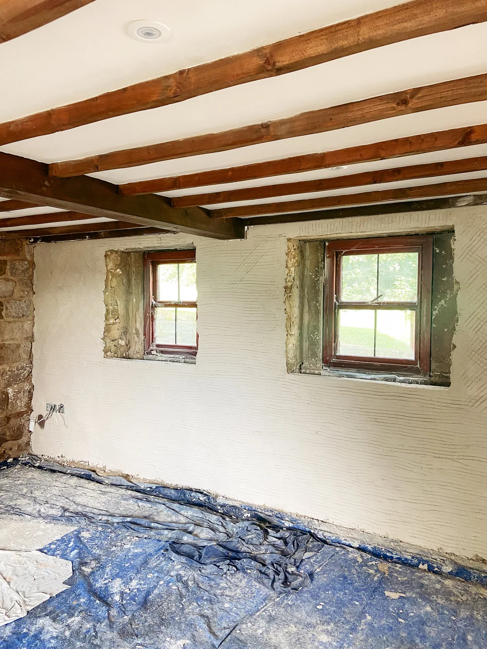 Scratch coat applied