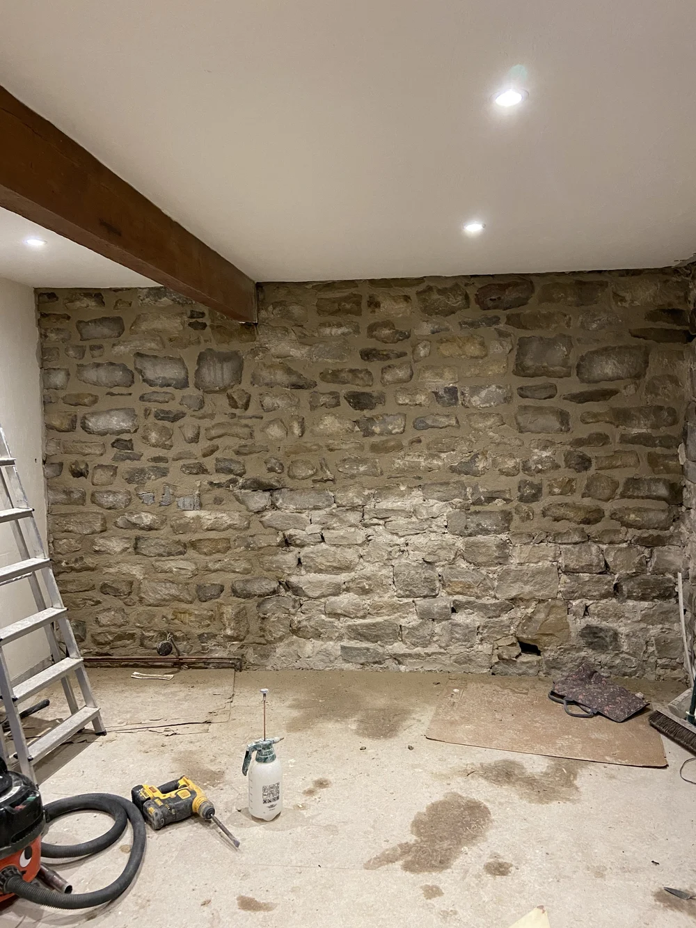 Part way through repointing
