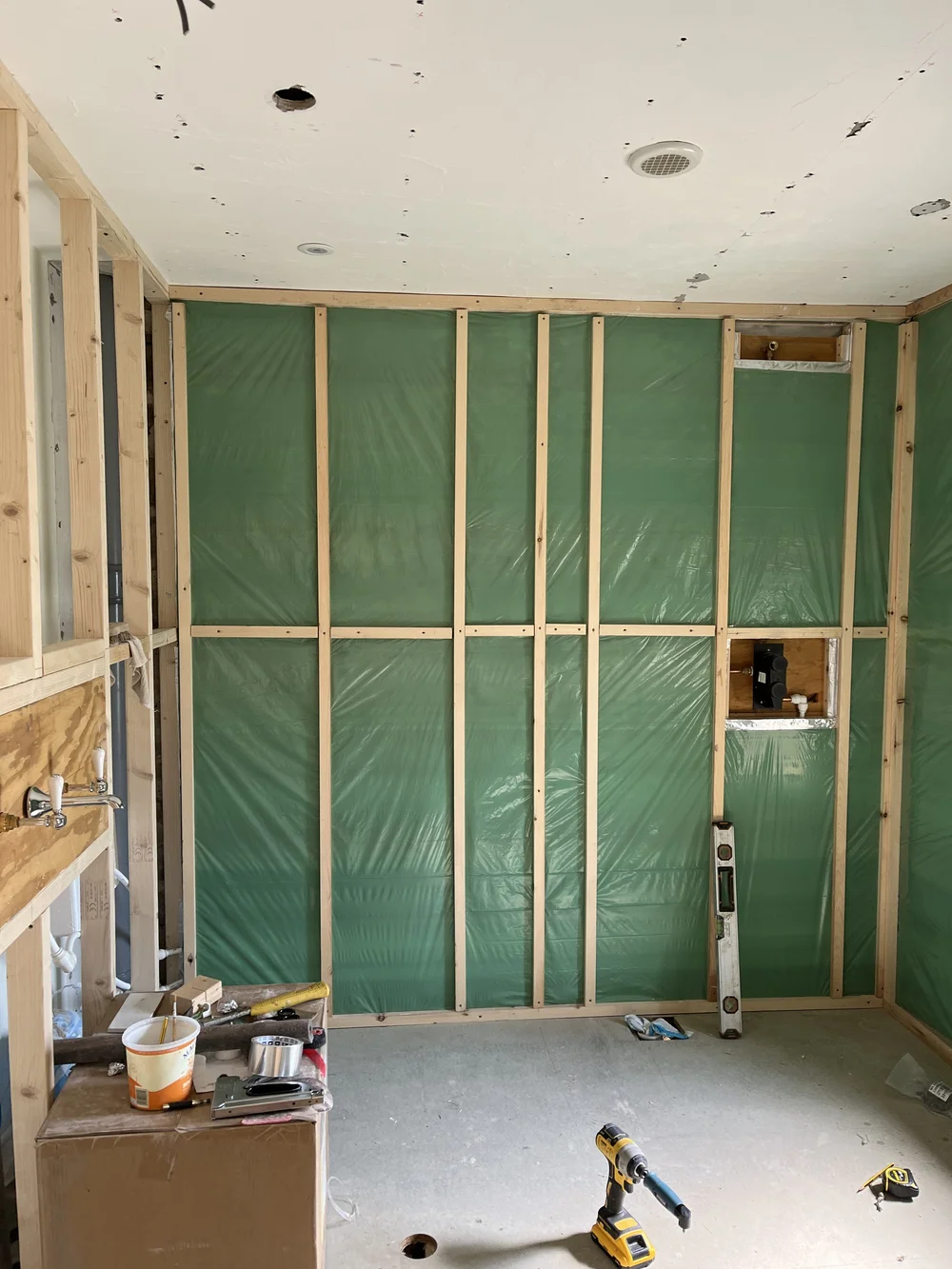 Breathable membrane added