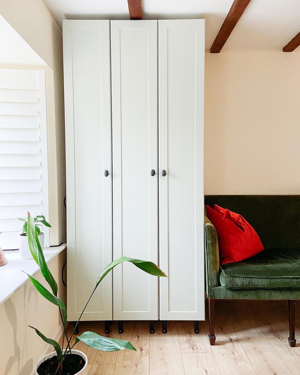 Part of the temporary kitchen we fitted